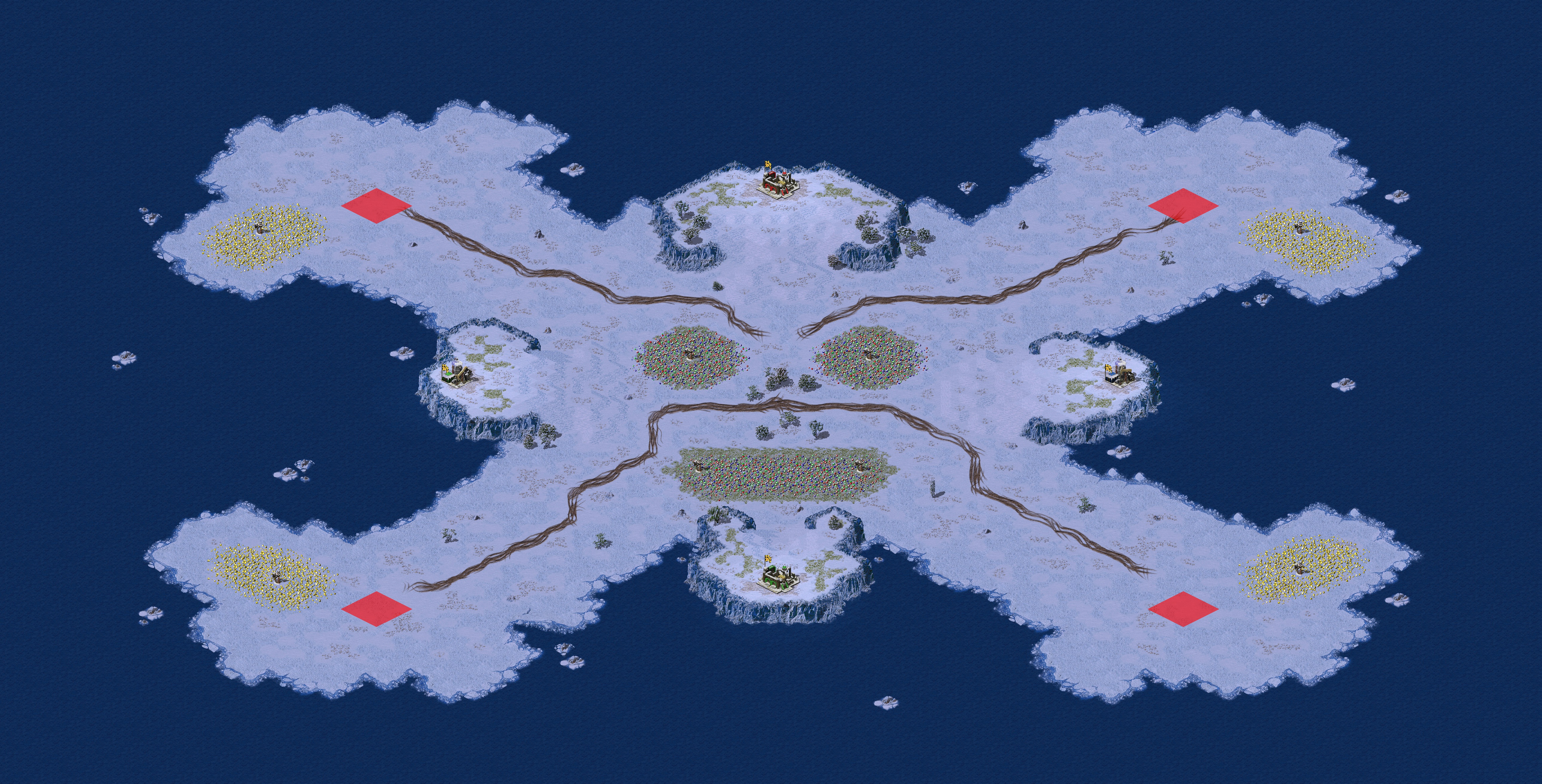 Rendered map: Face Down