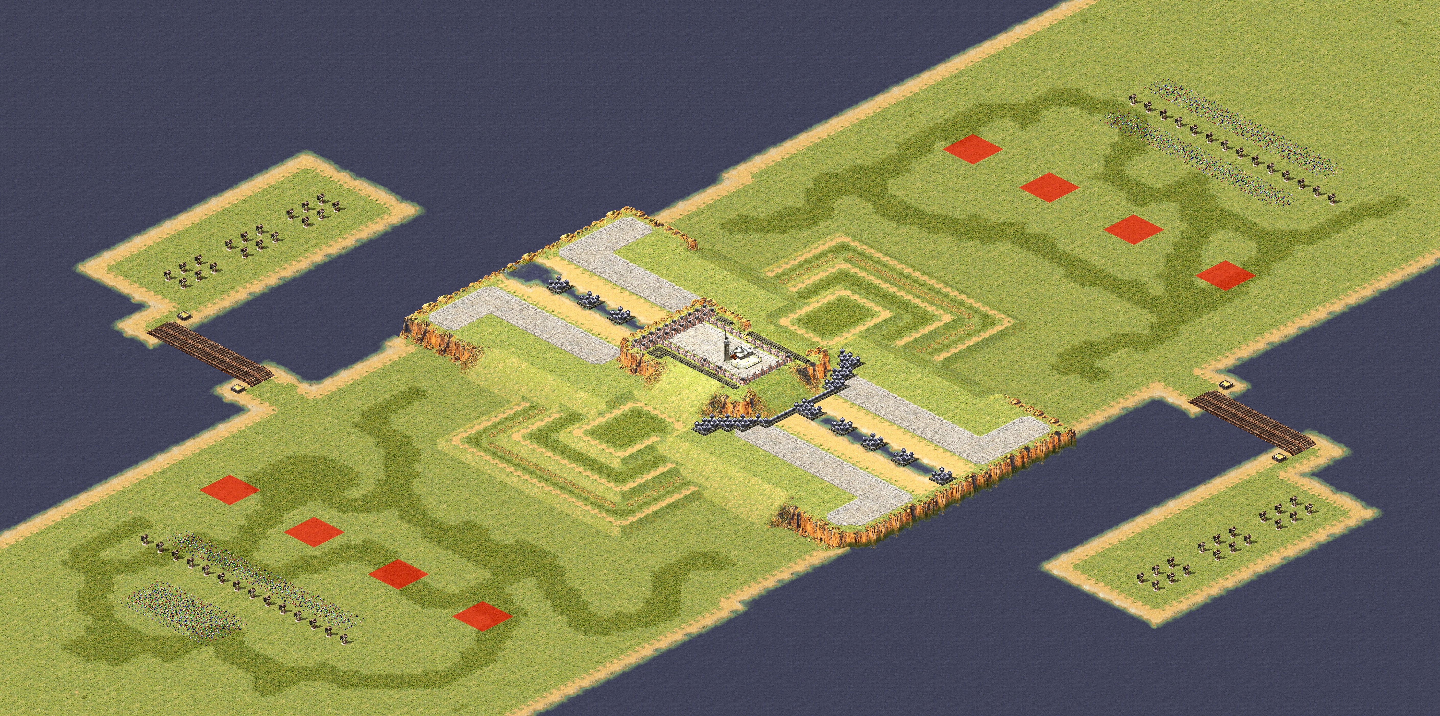 Rendered map: 4v4 No Oil Field Construction