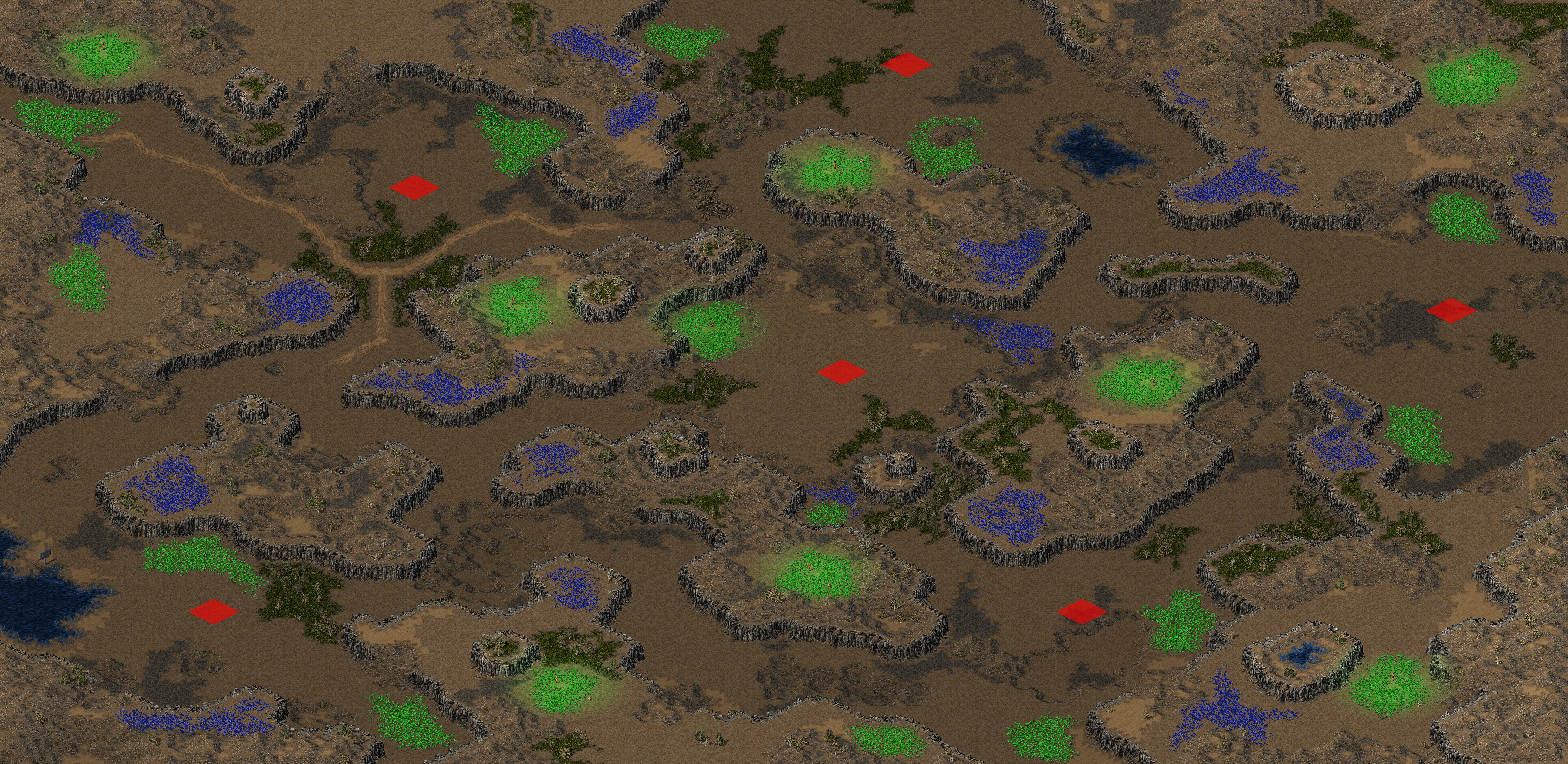 Rendered map: Cliffs of Insanity