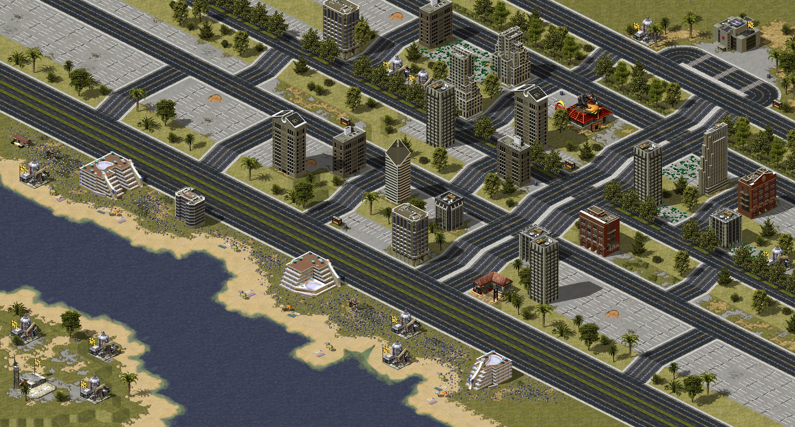 Rendered map: New Heights