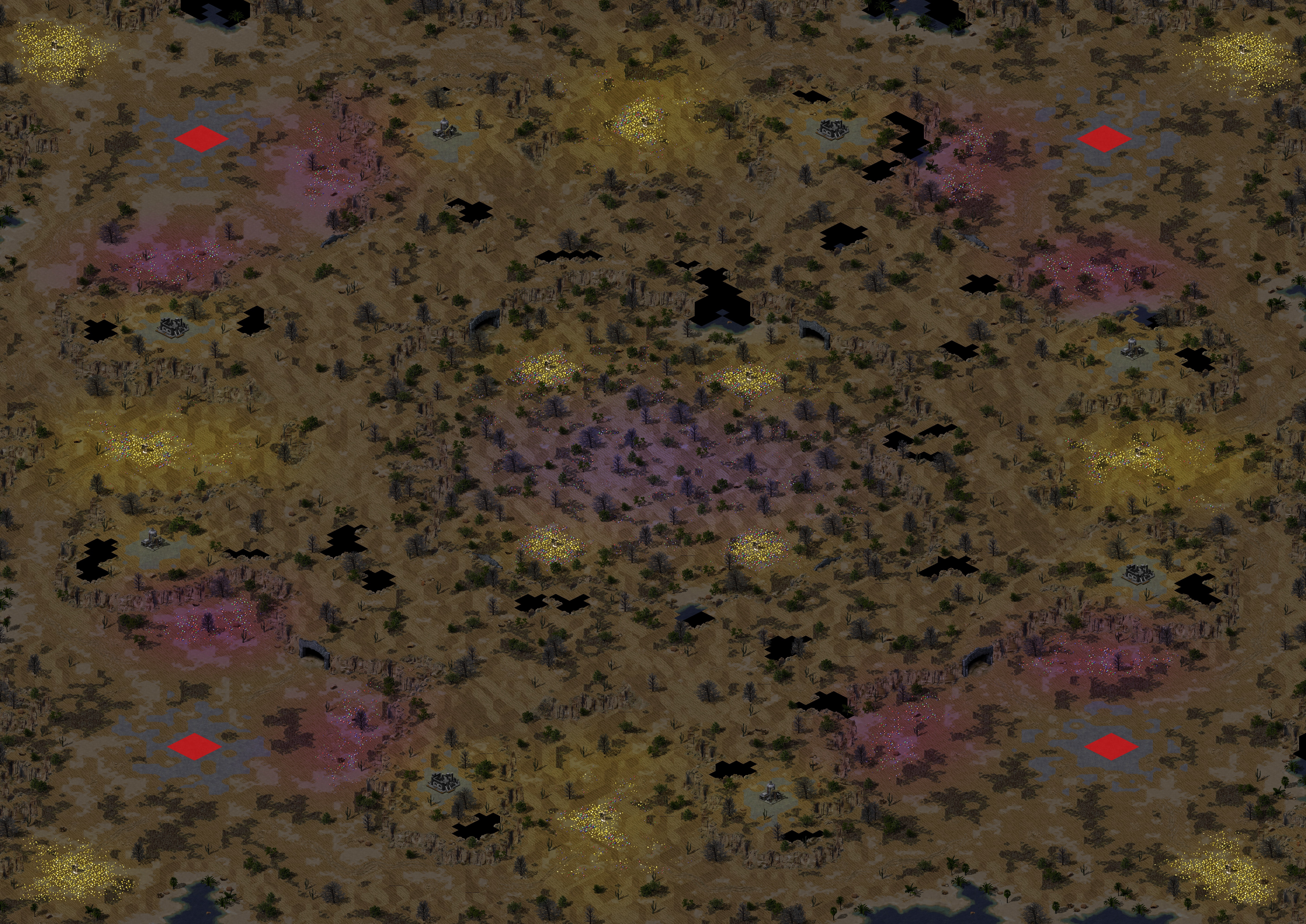 Rendered map: Crystal Forest