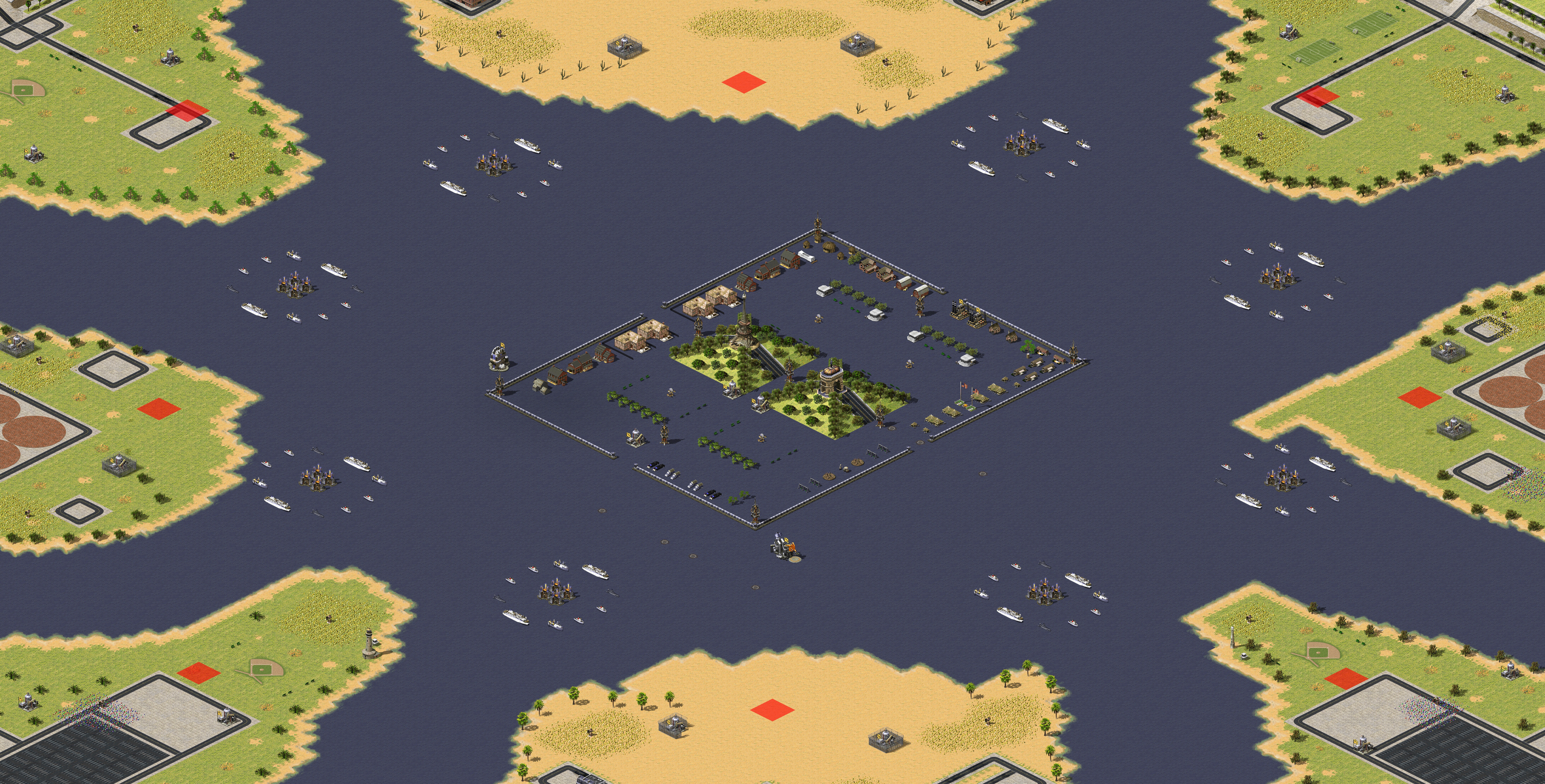 Rendered map: Naval Battle 4.0