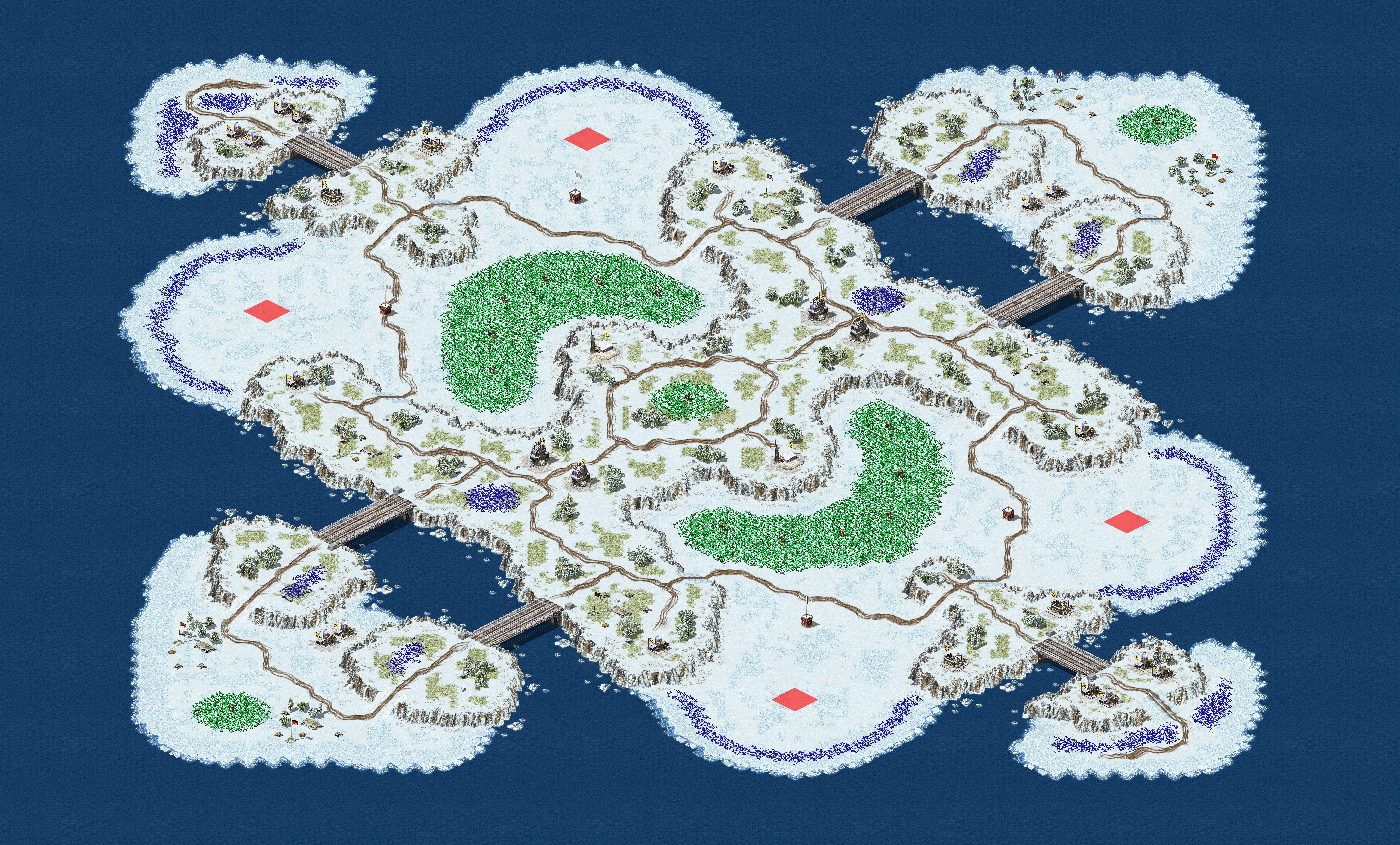 Rendered map: Polar Oblong