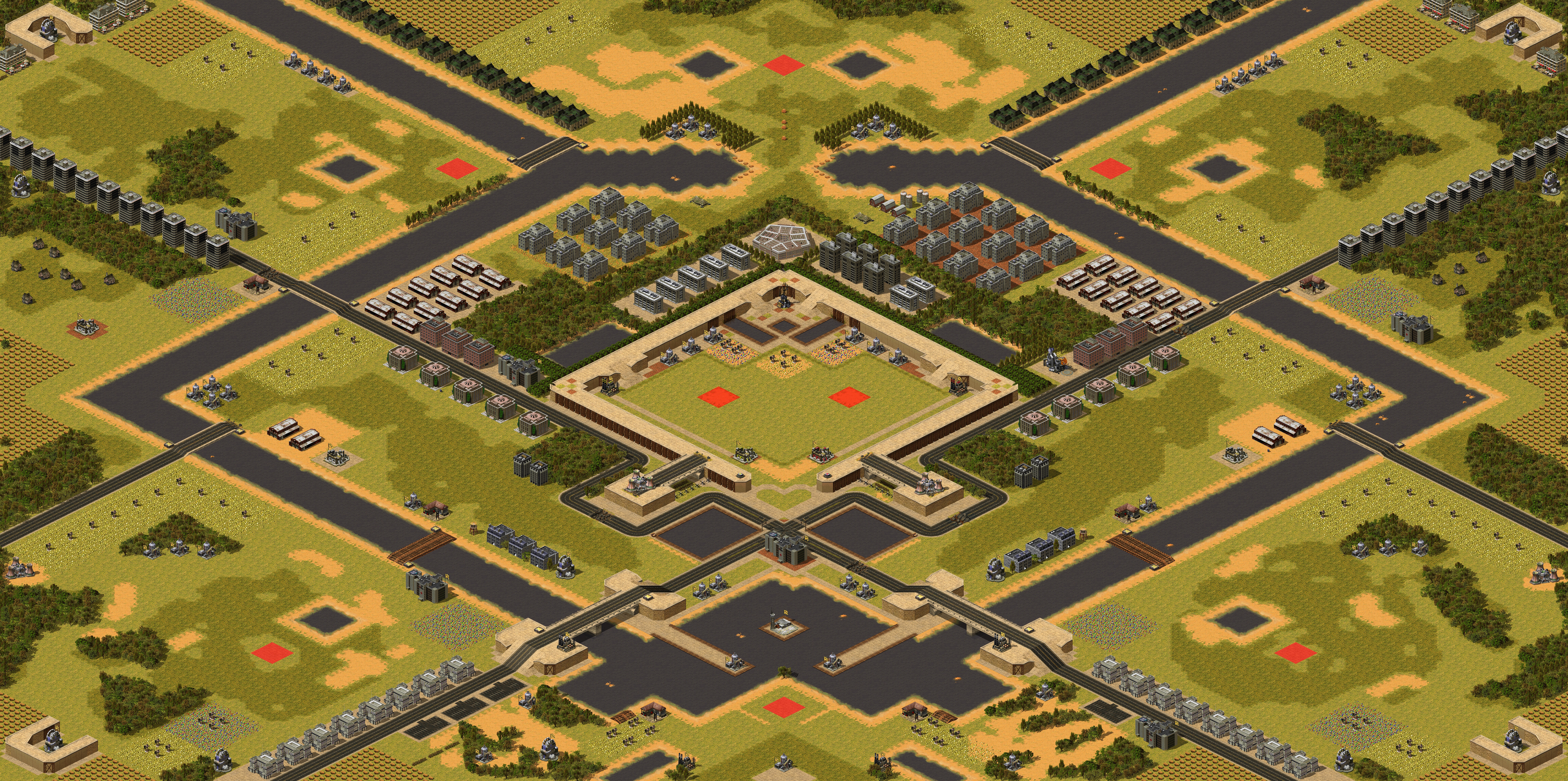 Rendered map: Battle - Cross Fortress