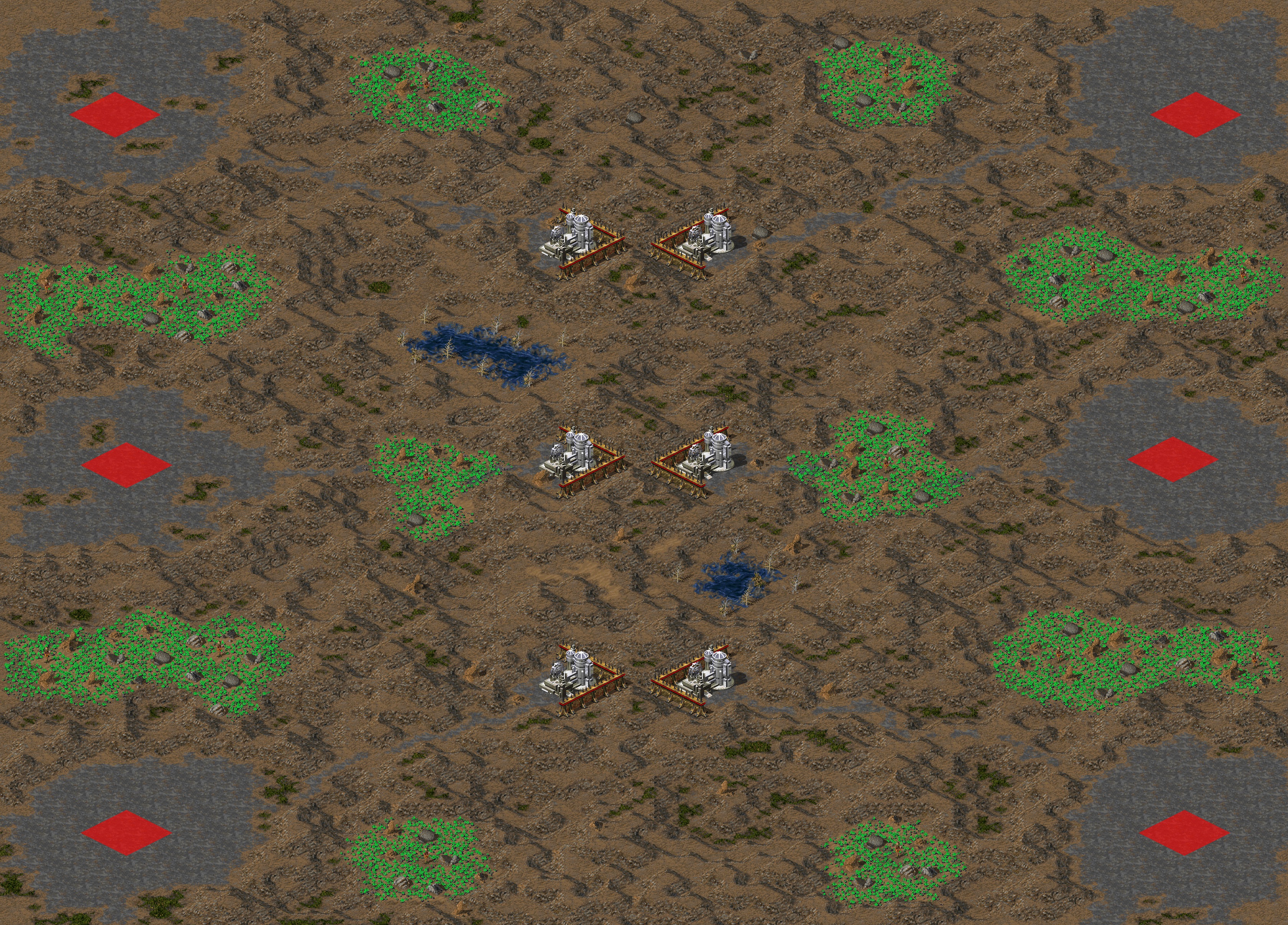 Rendered map: High Explosive Round