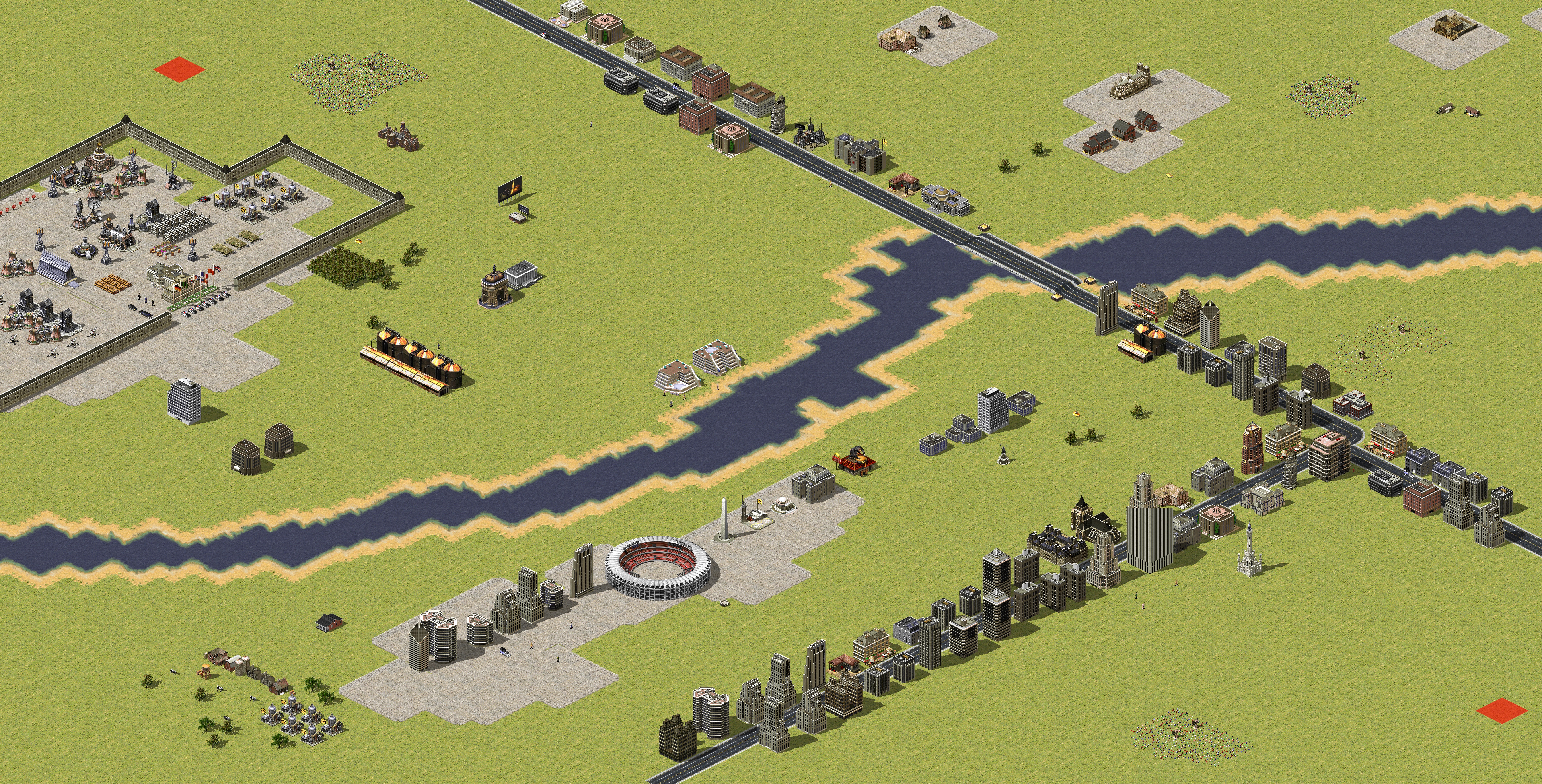Rendered map: Secrets of the City