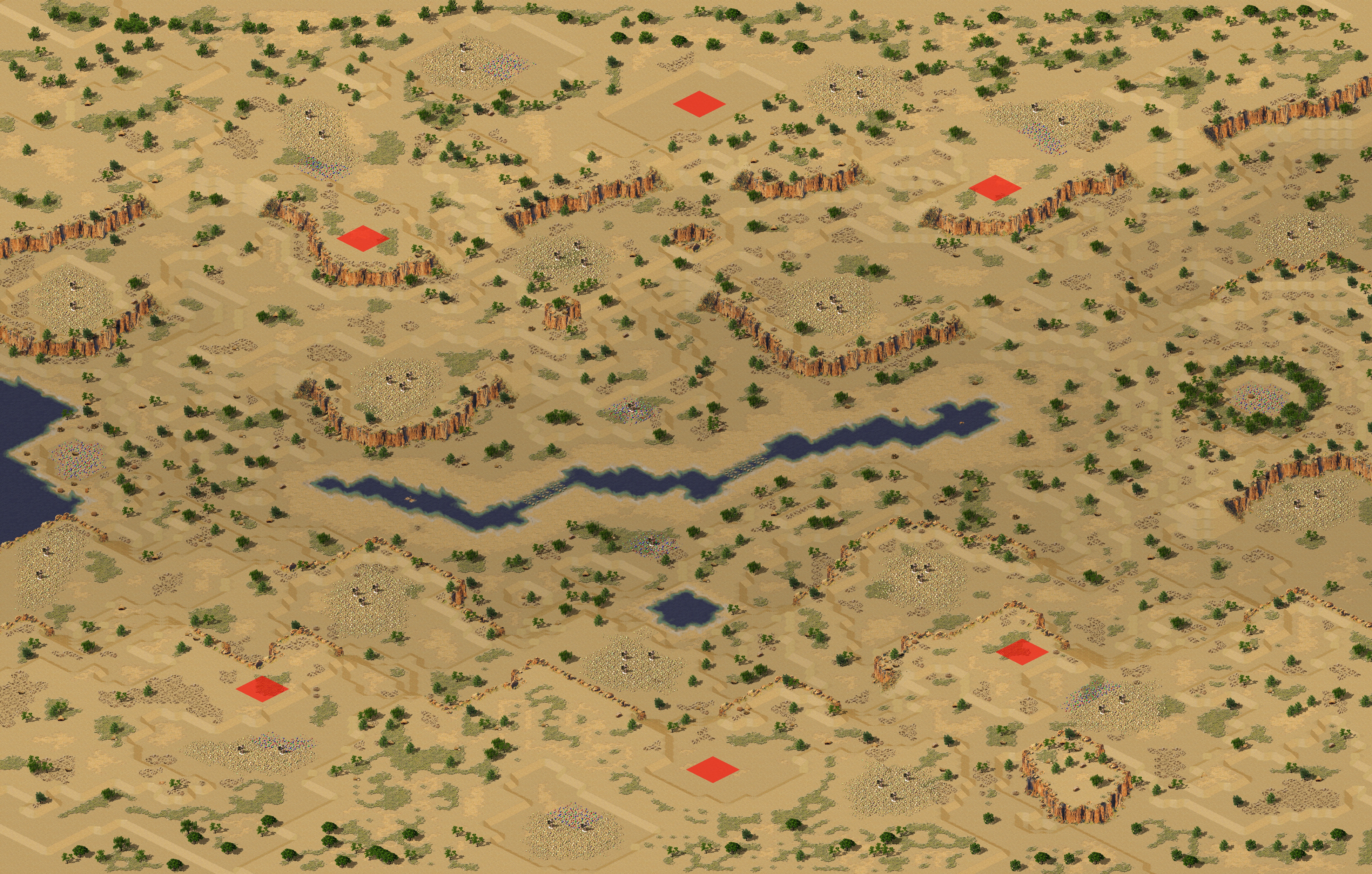 Rendered map: Dorado Descent