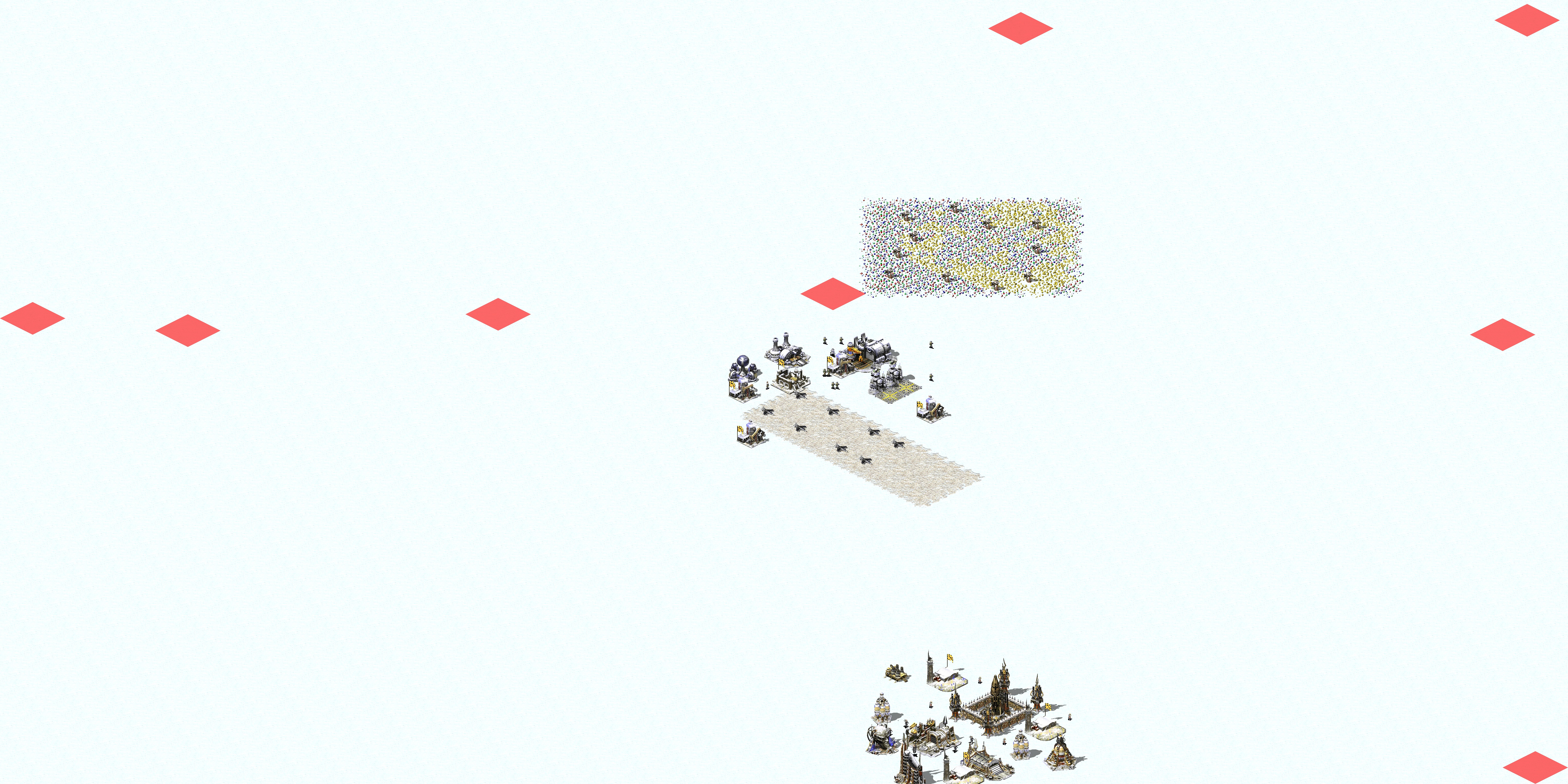 Rendered map: korean war