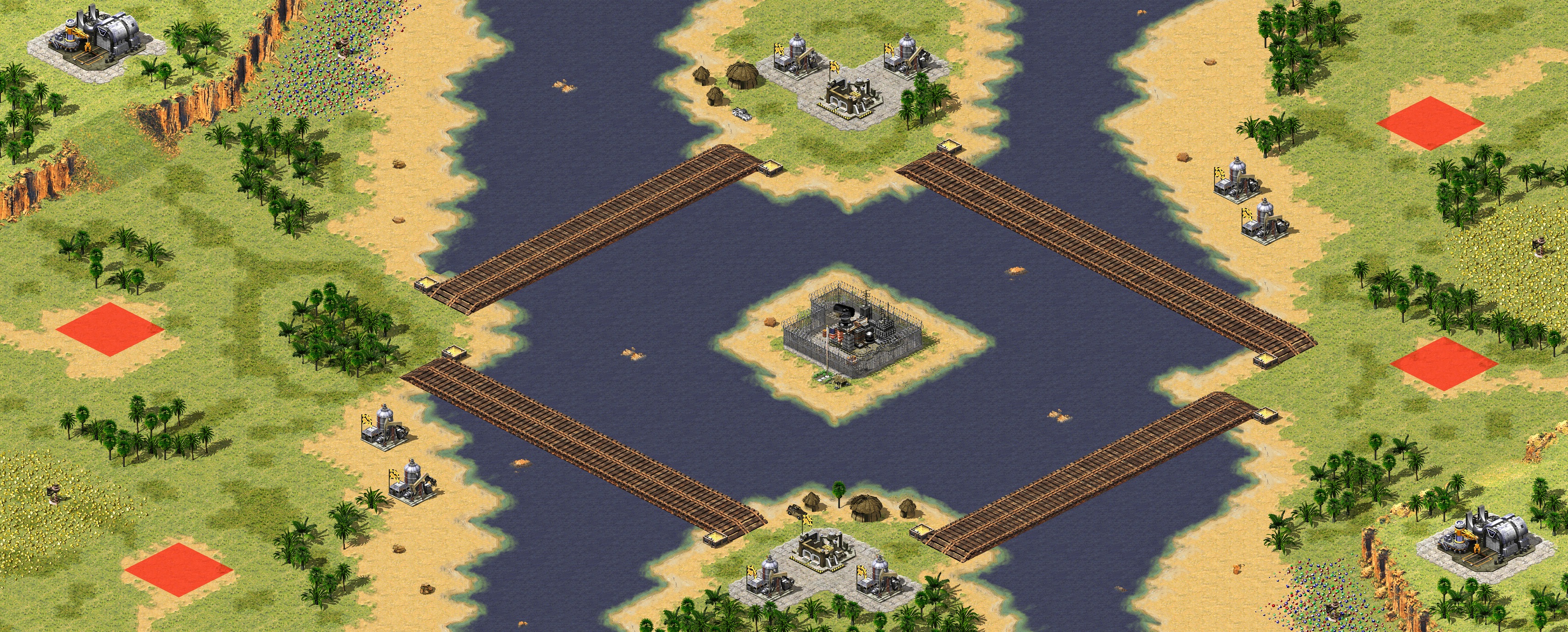 Rendered map: Across The River