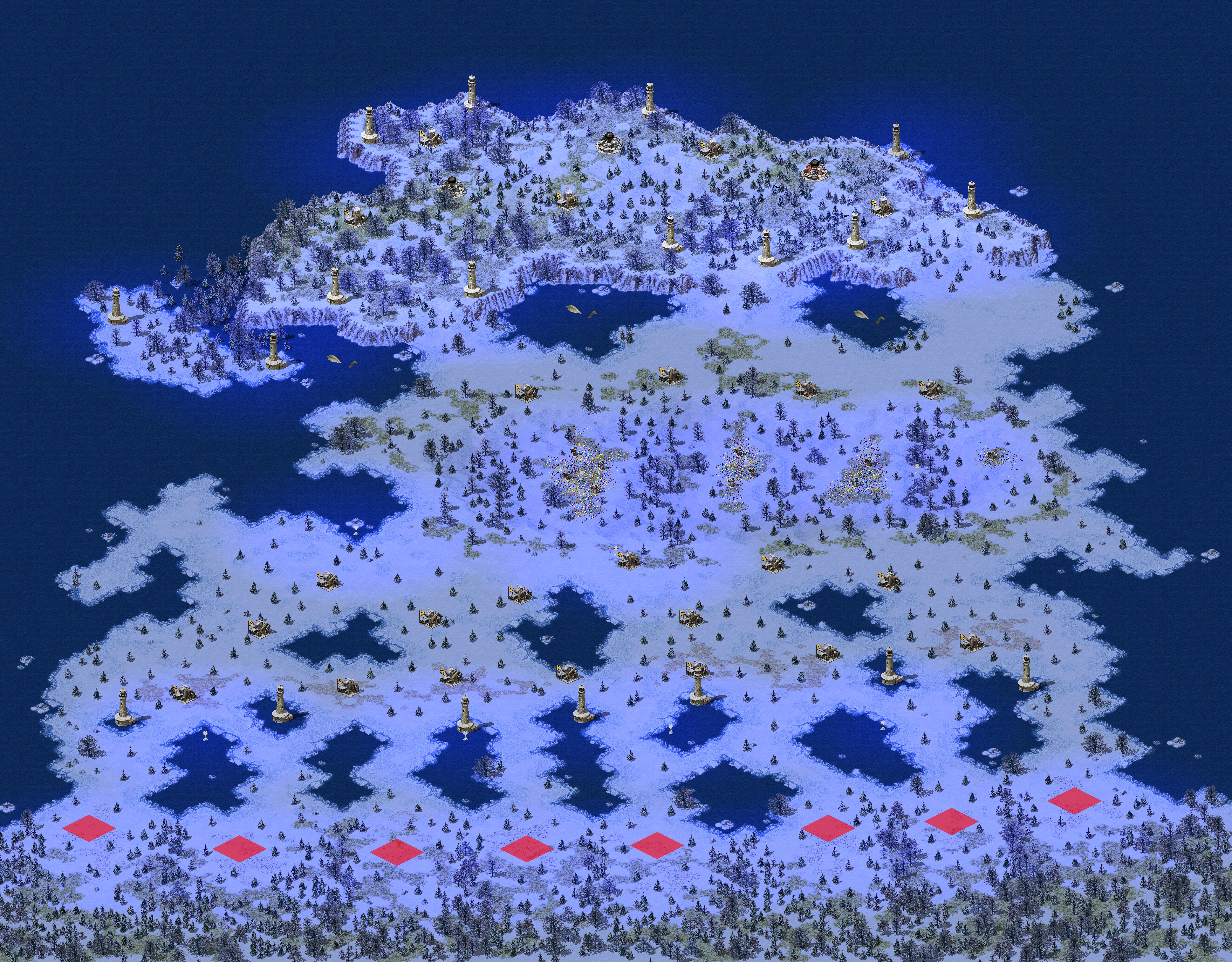 Rendered map: World's End