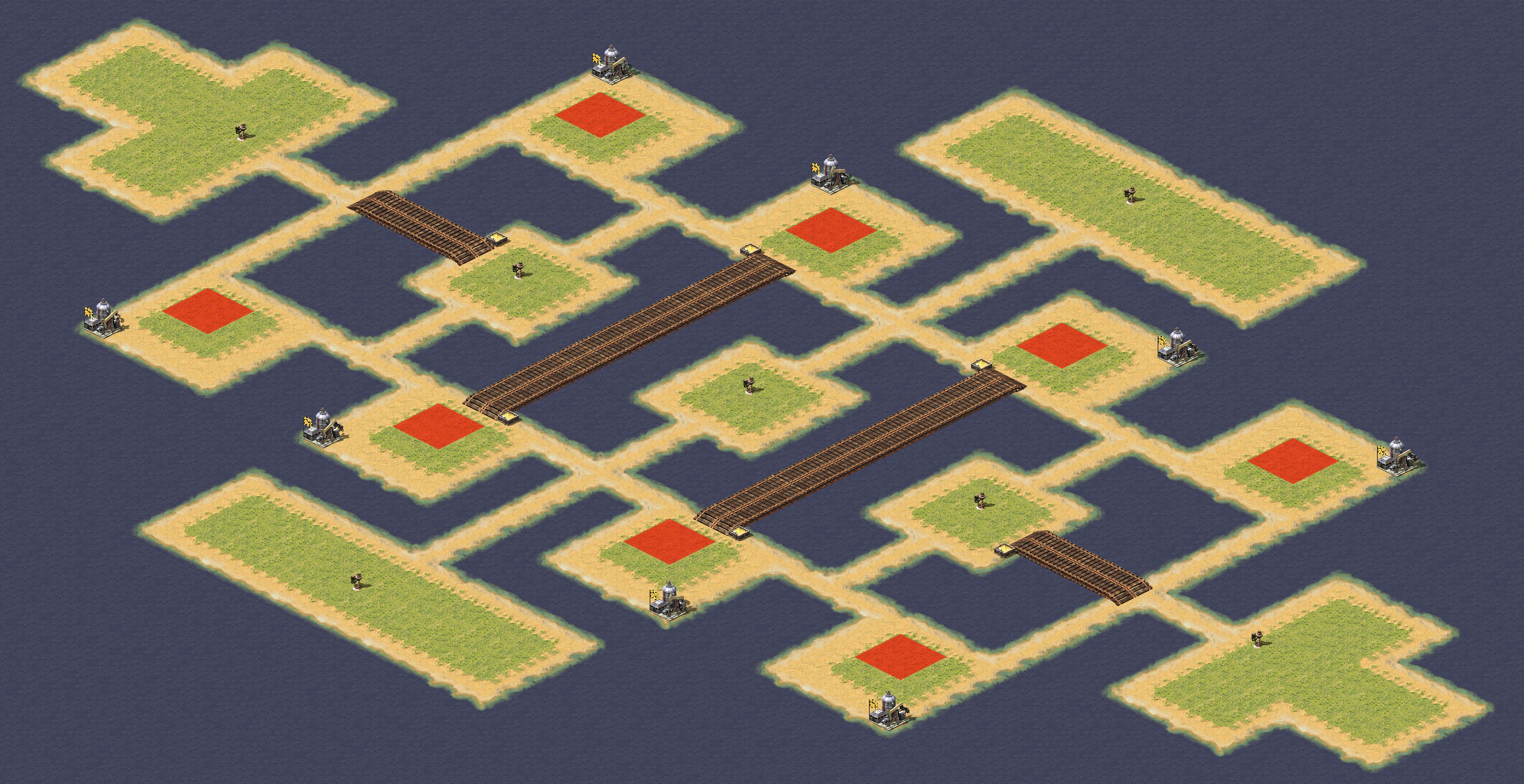 Rendered map: Stalemate FFA Patch