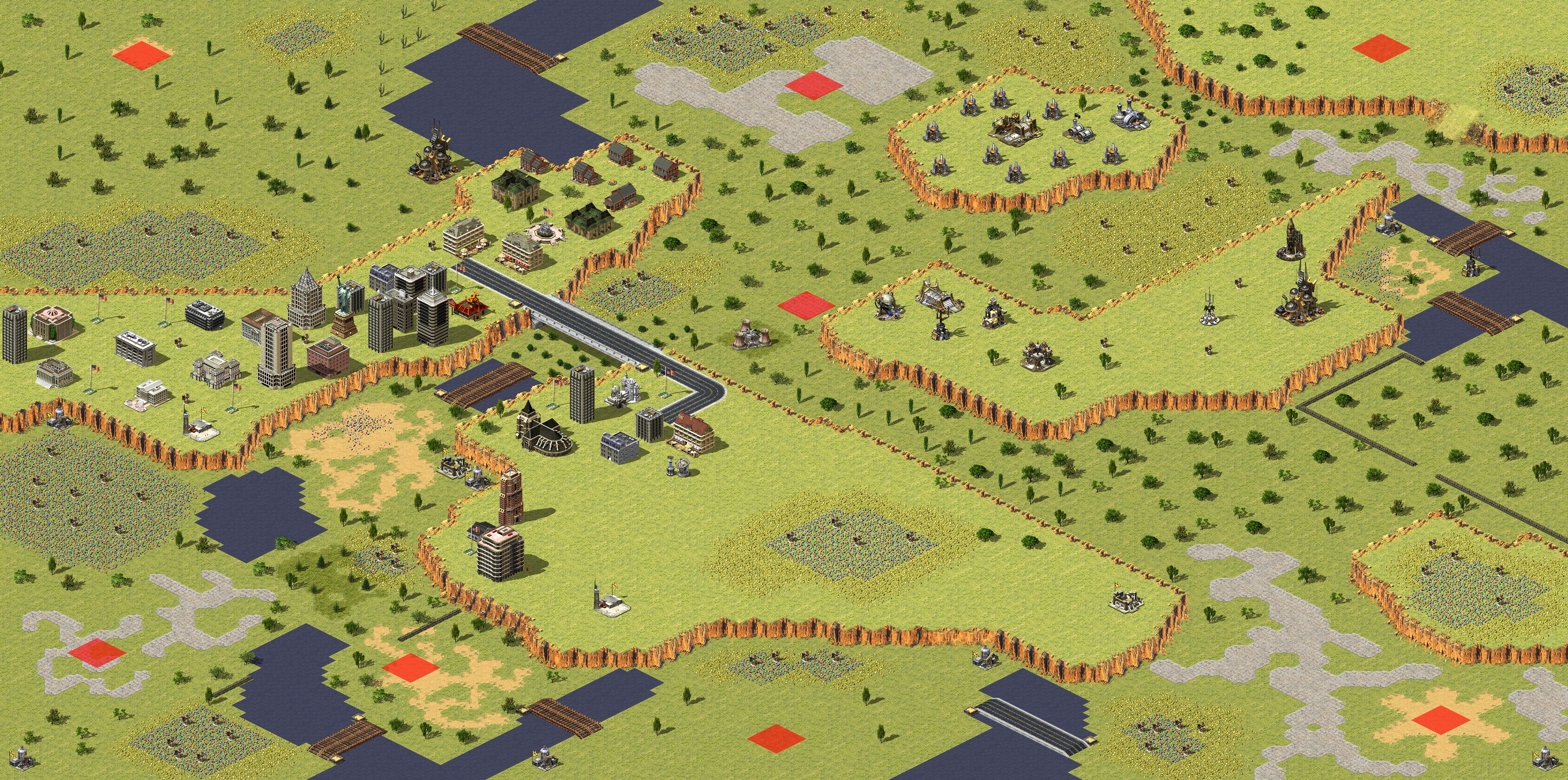 Rendered map: 7v7 Small Forest