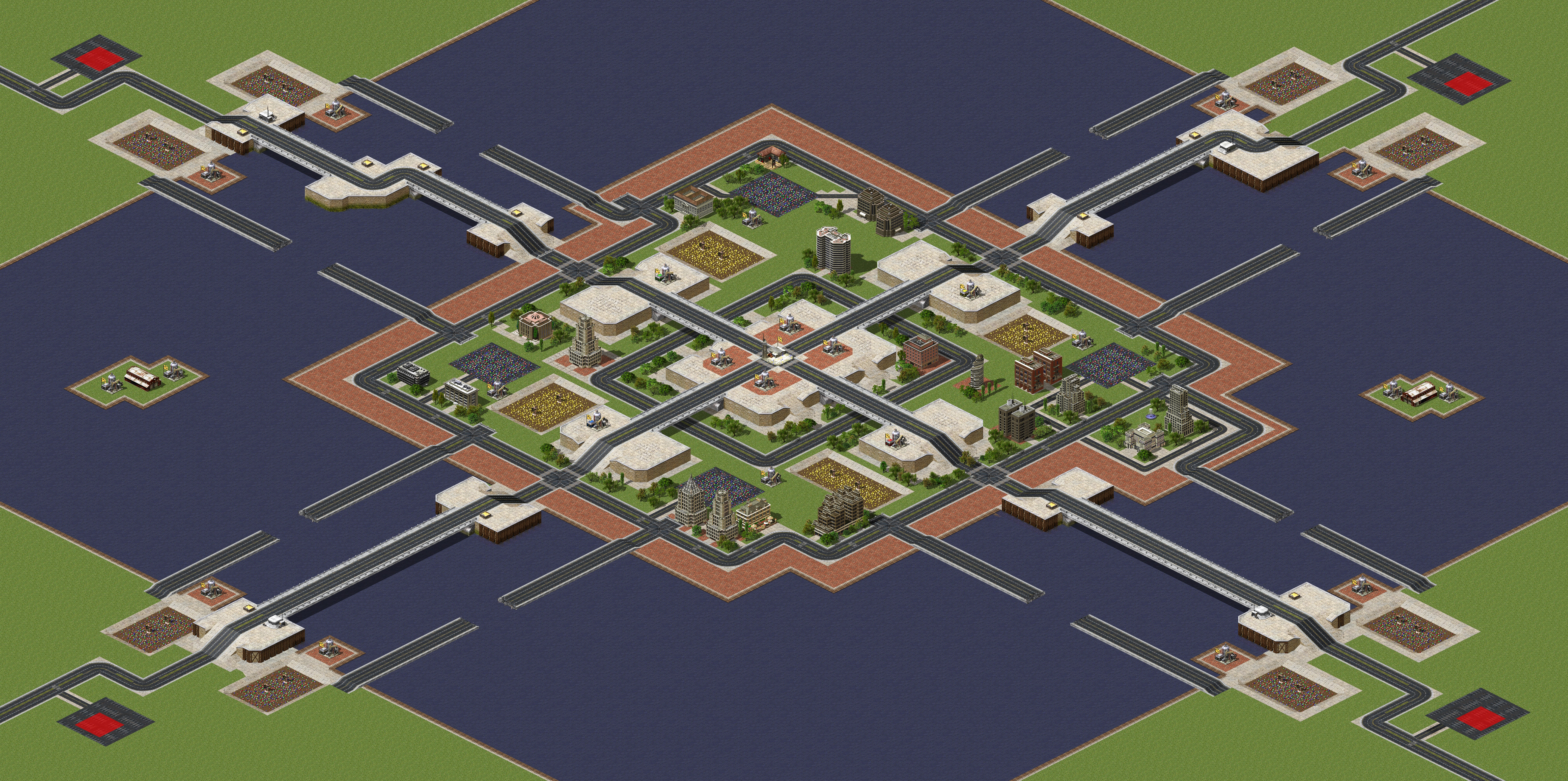Rendered map: Central Artificial Island