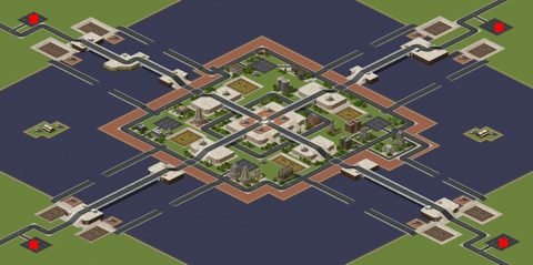 Rendered preview of Central Artificial Island