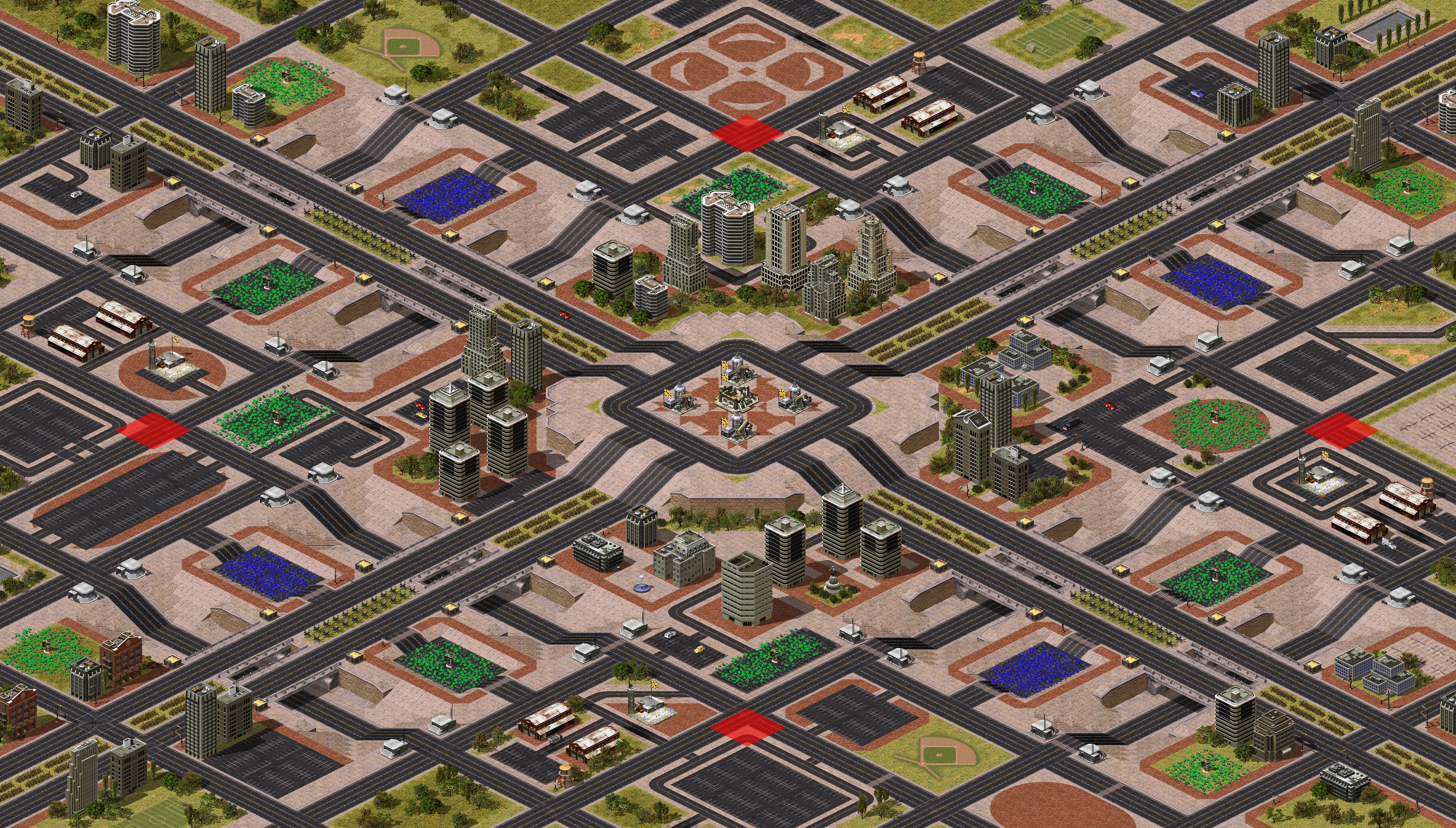 Rendered map: DownTown