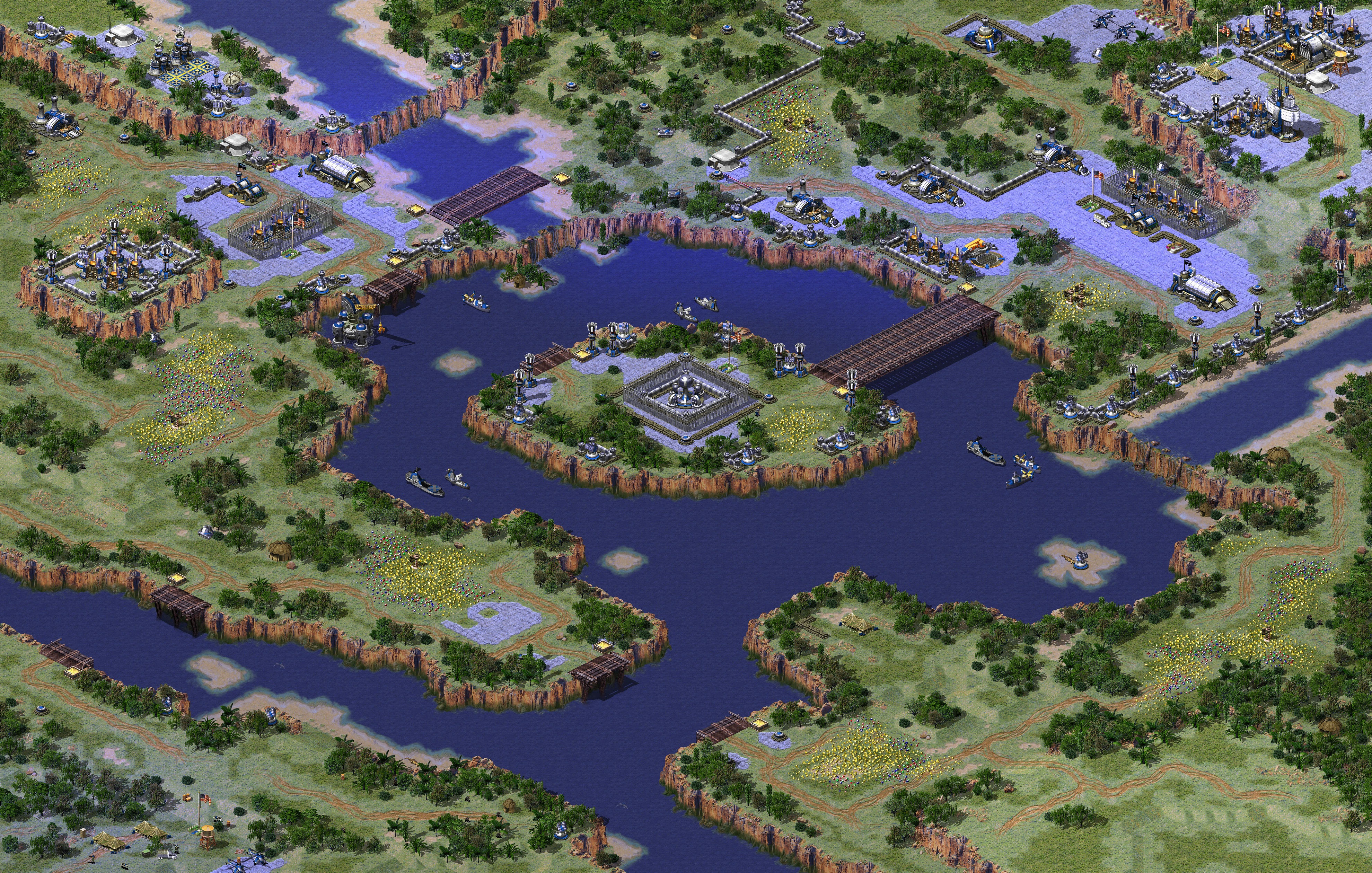 Rendered map: weathering the storm