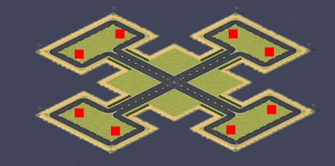 Rendered preview of Tank War Unity