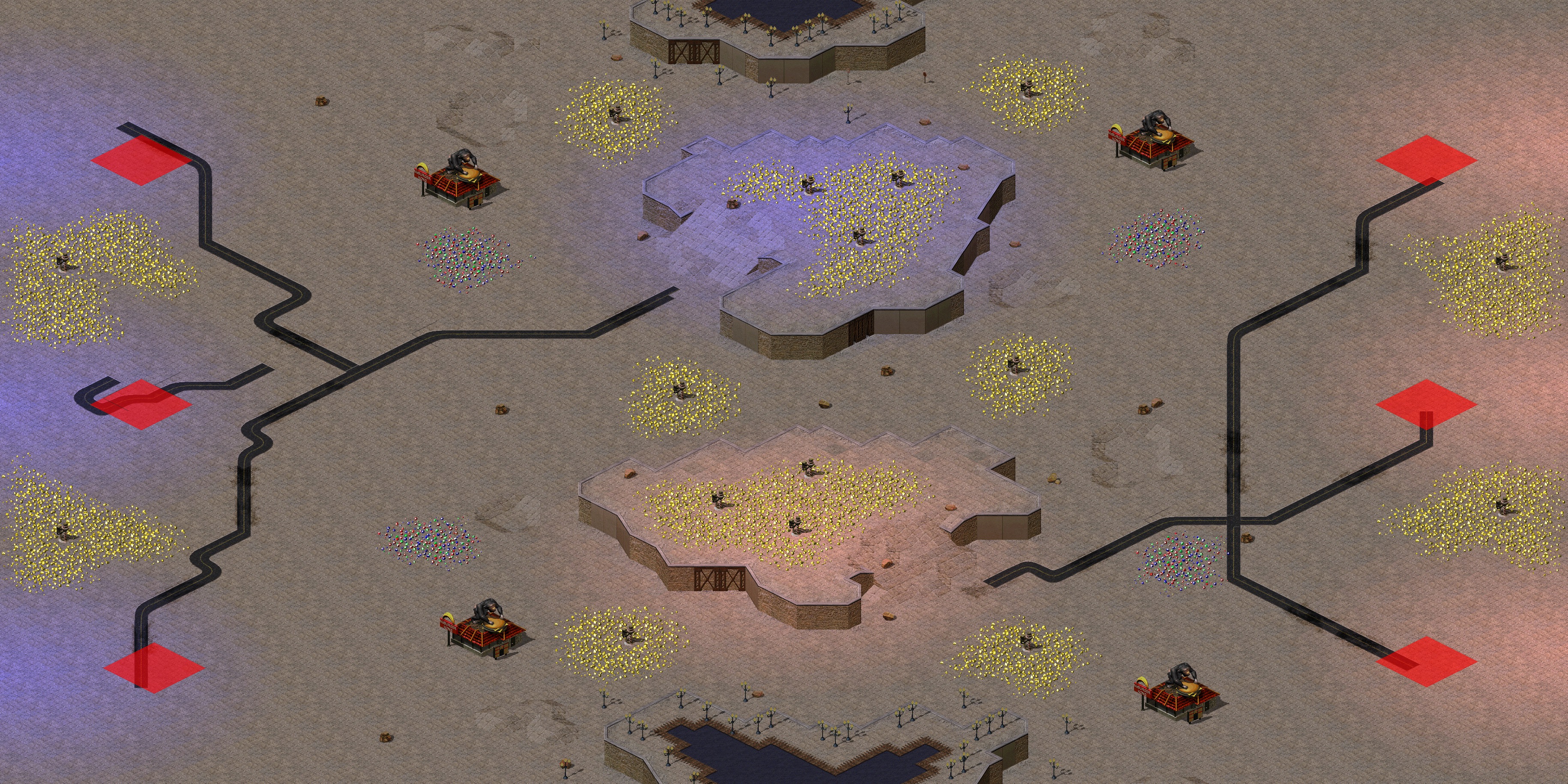 Rendered map: Egyptian Journey: City
