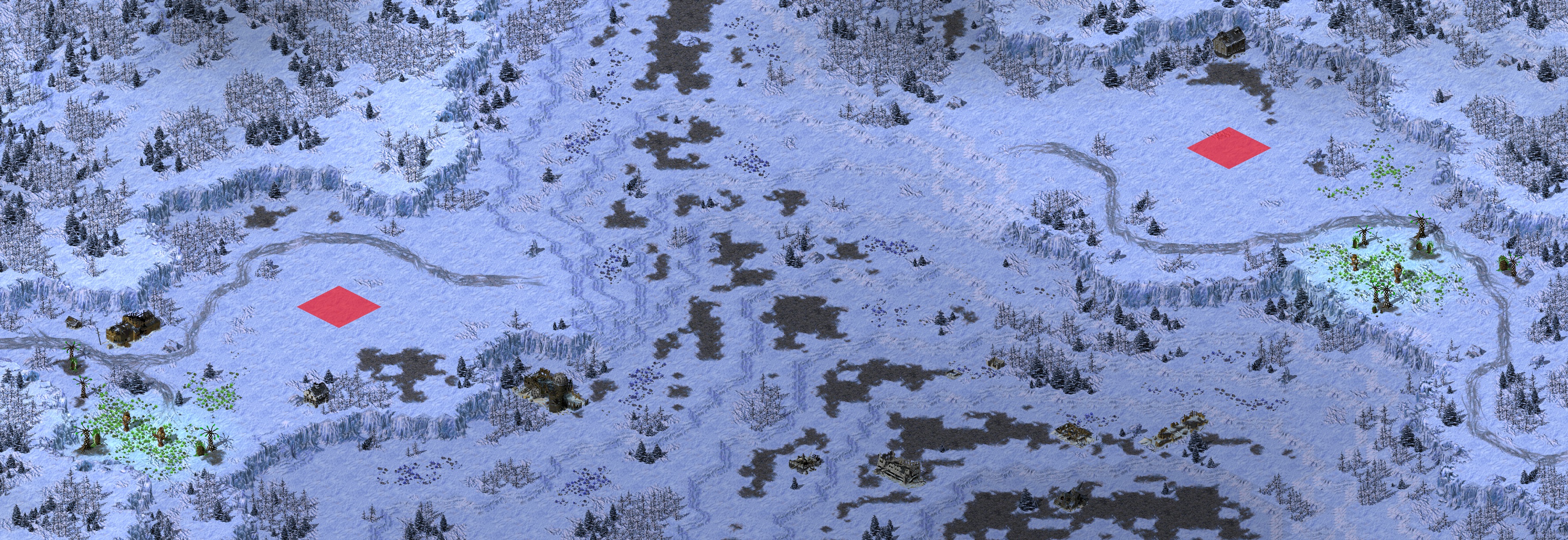 Rendered map: avalanche