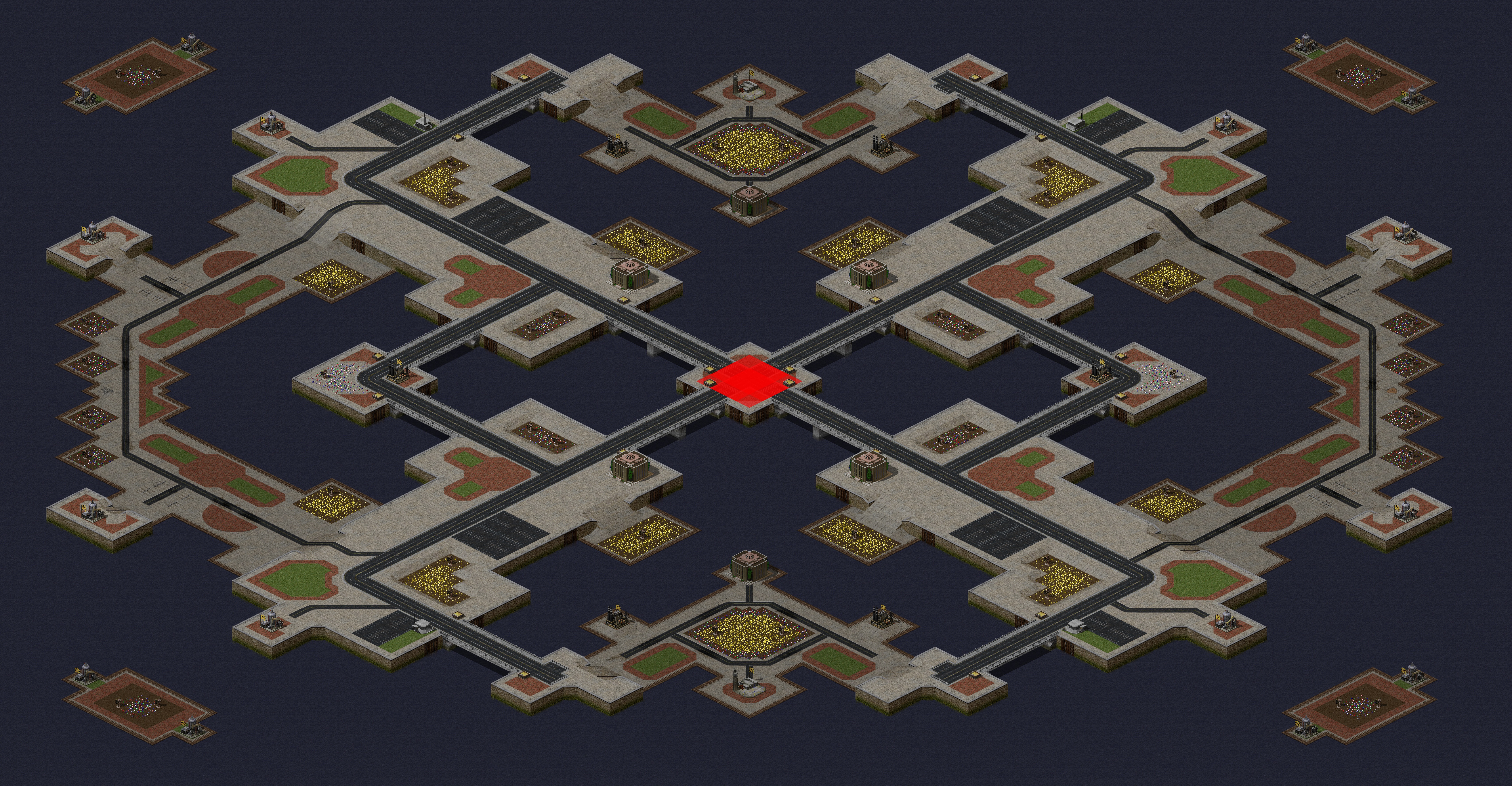 Rendered map: Crossways LR