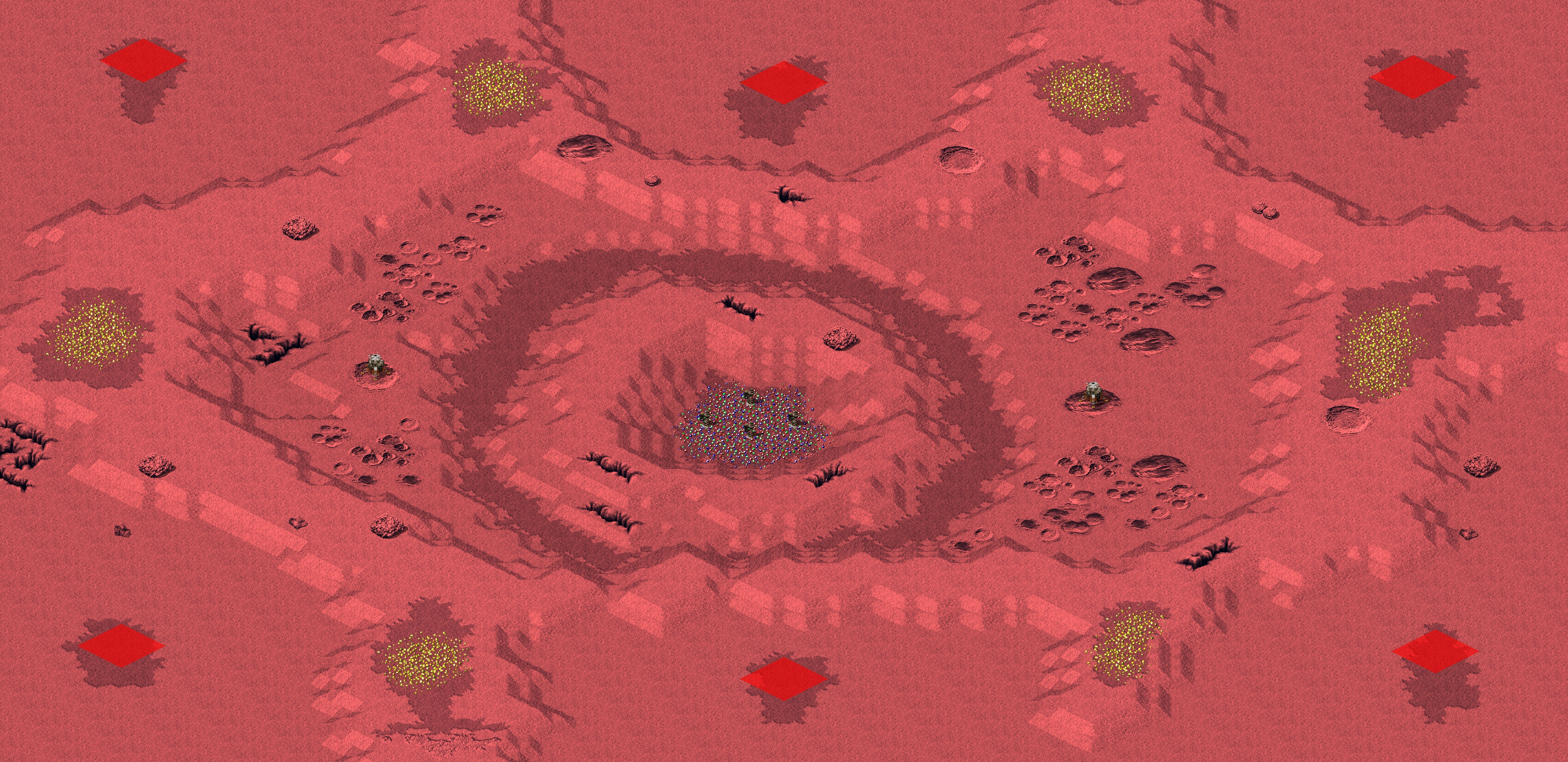 Rendered map: Mars [Gold]