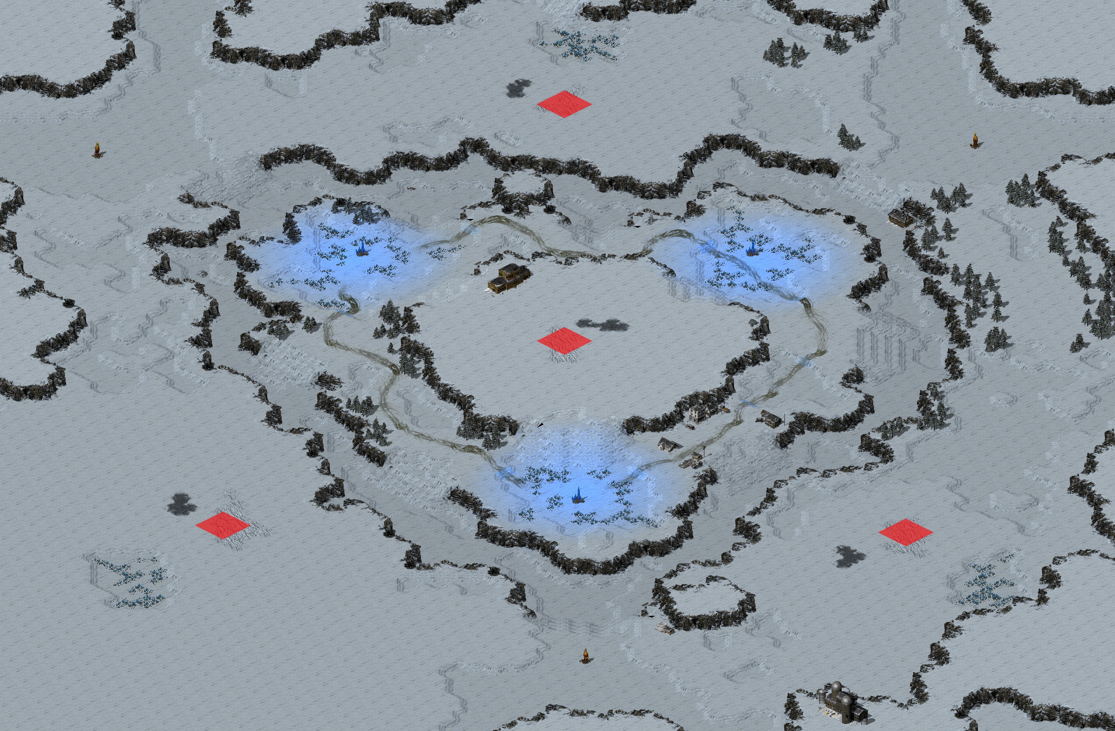 Rendered map: DM: Cold Flux