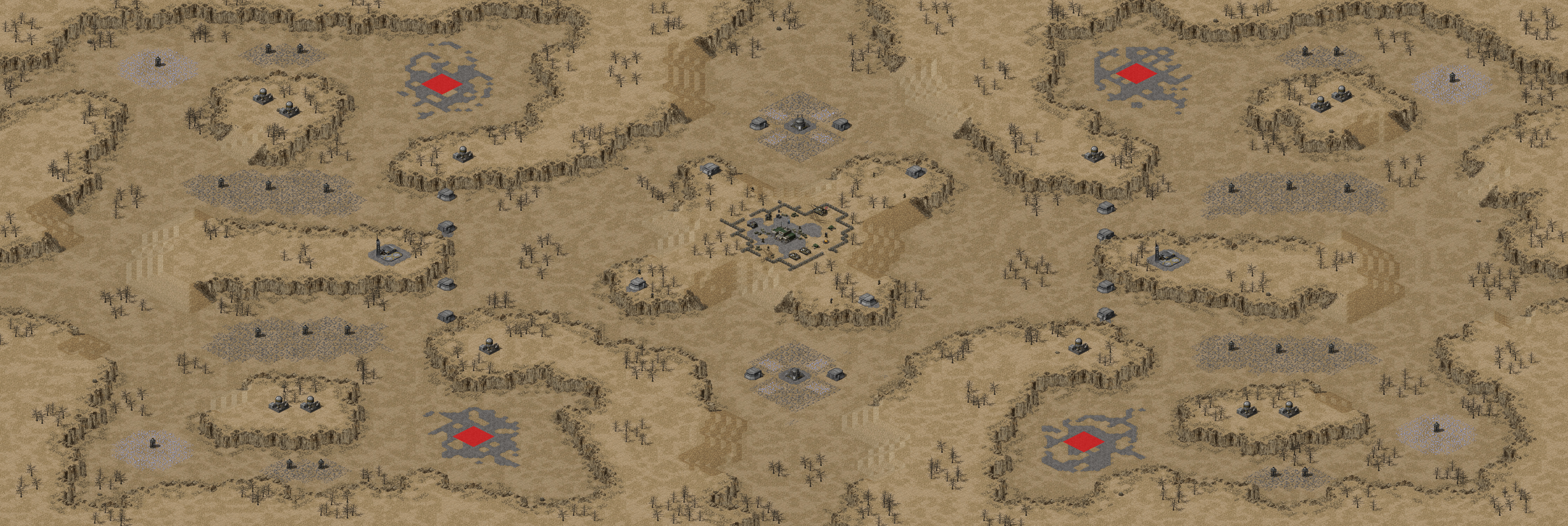 Rendered map: Barren Wasteland