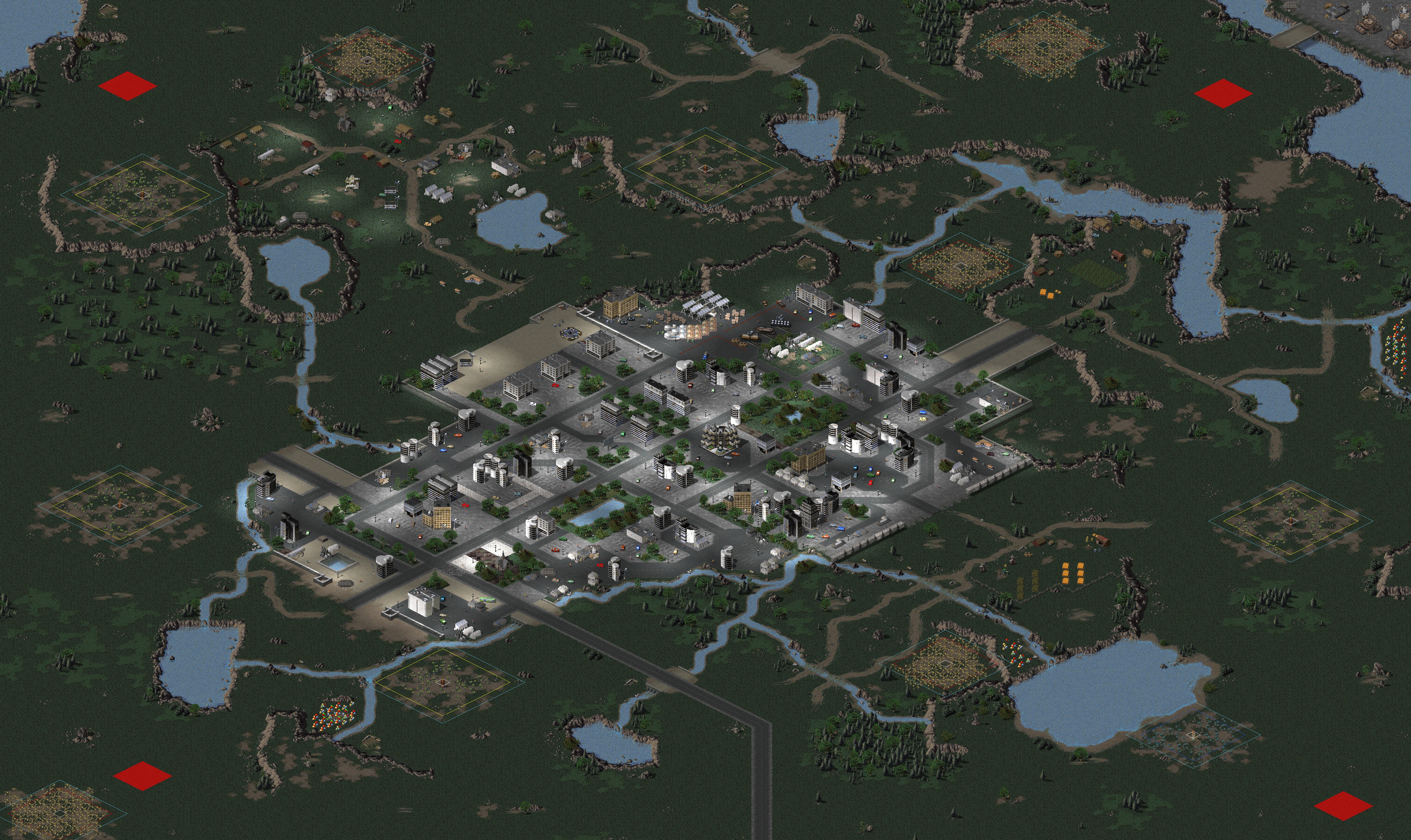 Rendered map: Asymmetrical Warfare