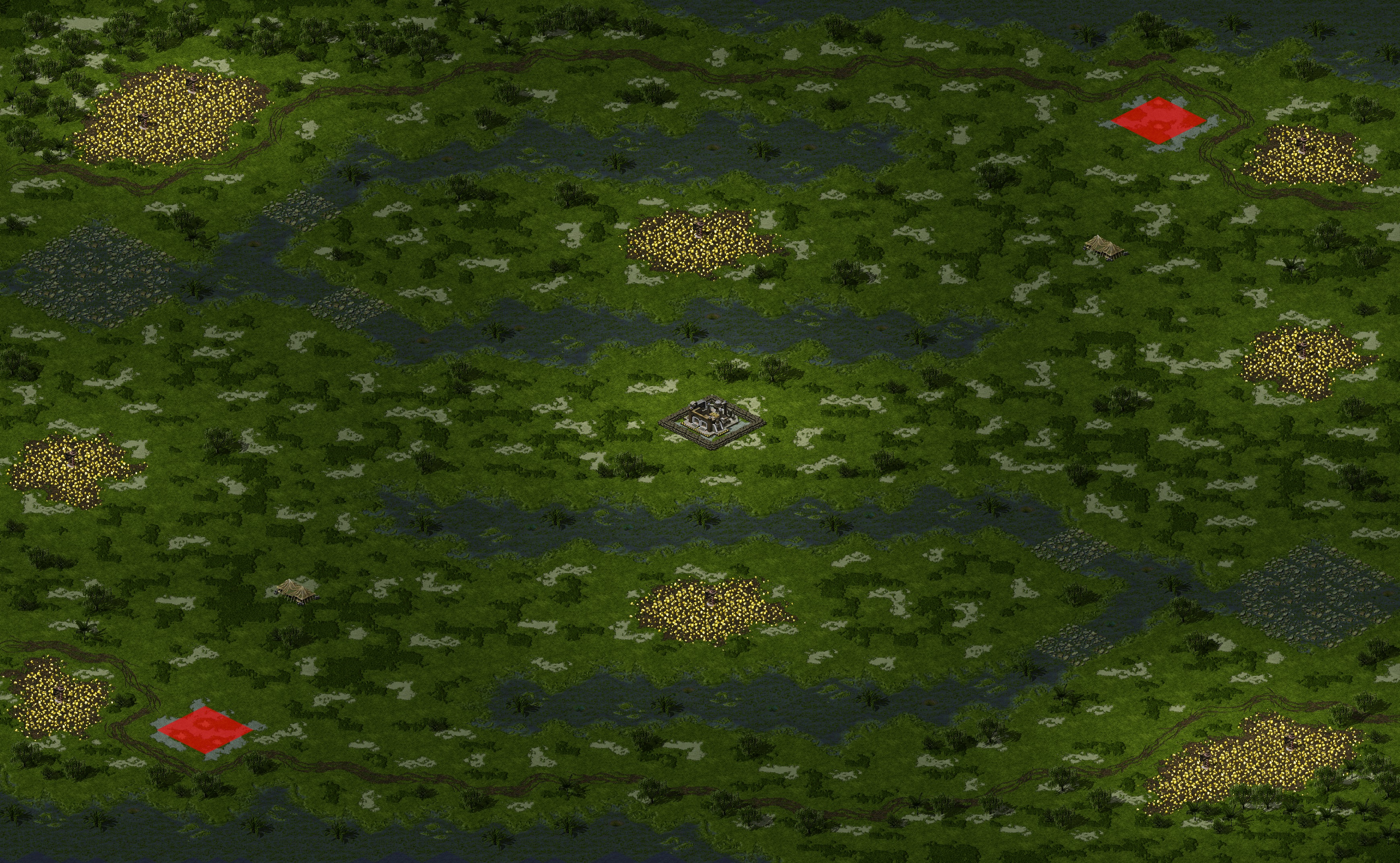 Rendered map: Stagnation