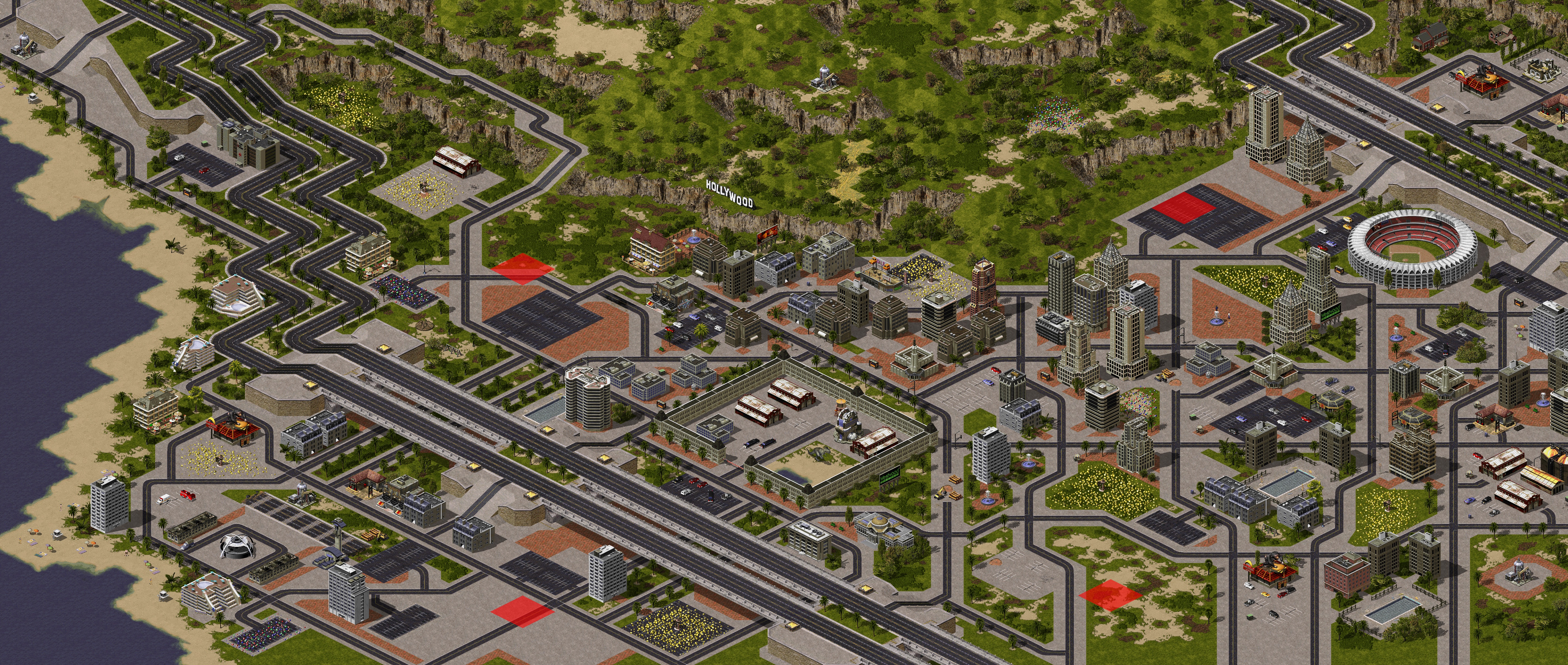 Rendered map: Rush Hour