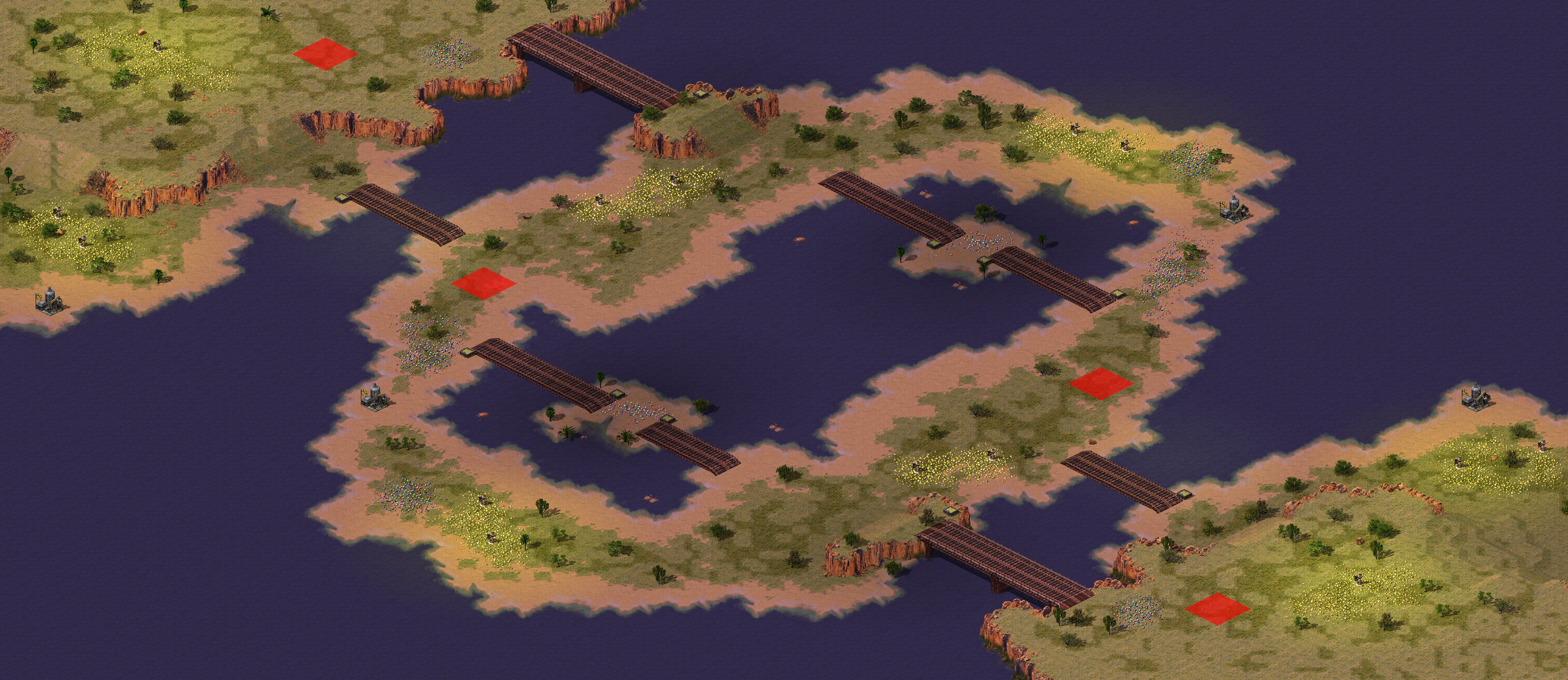 Rendered map: Narrow Path Tournament (4)