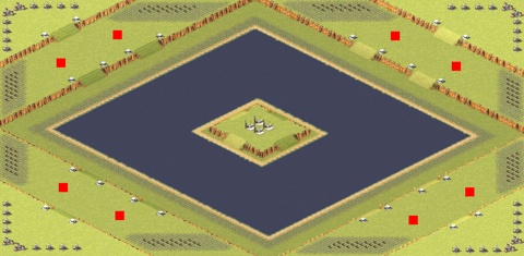 Rendered preview of Four Corners Naval Ladder 2v2v2v2