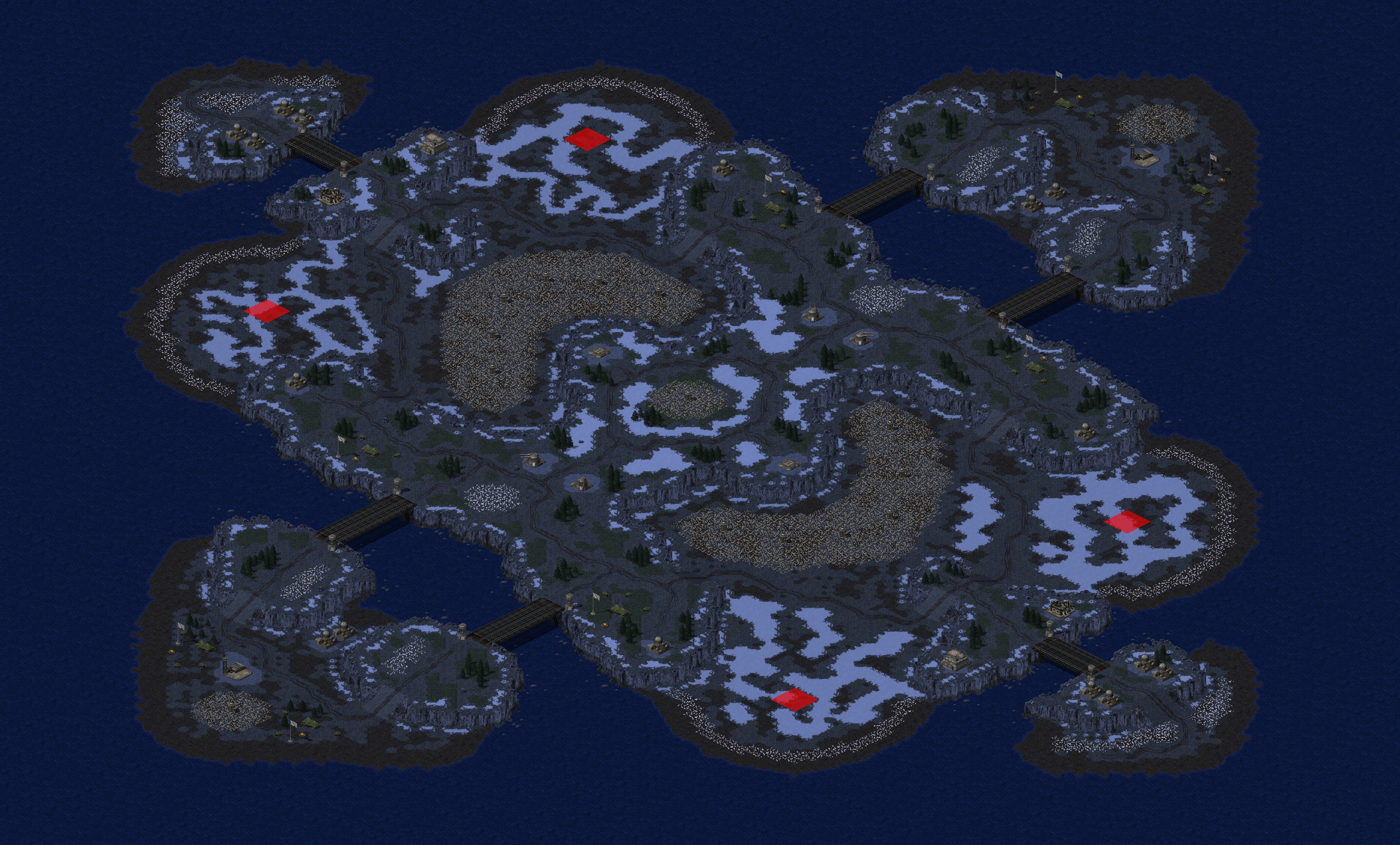 Rendered map: Polar Oblong