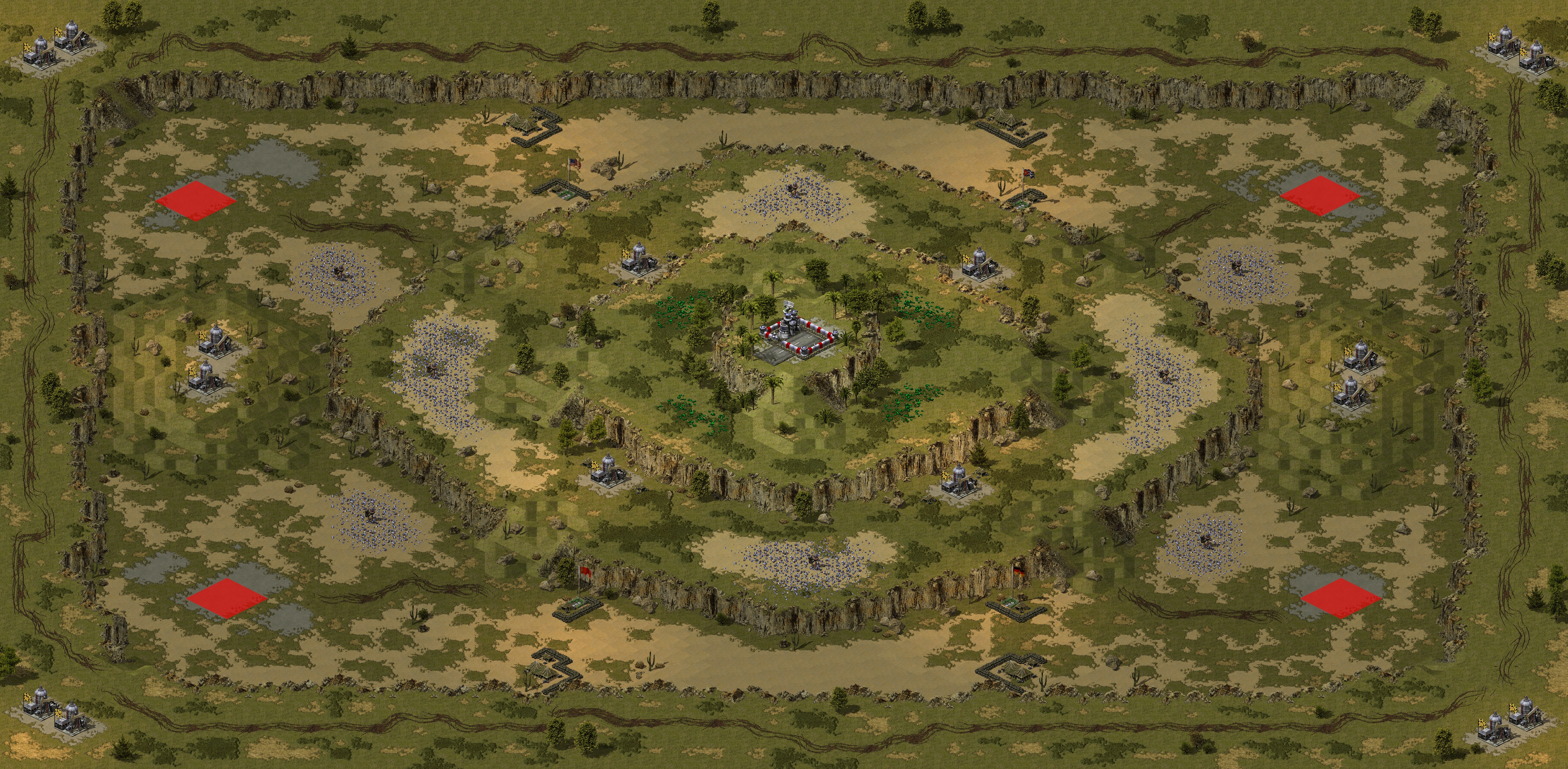 Rendered map: Tanya's Training Grounds