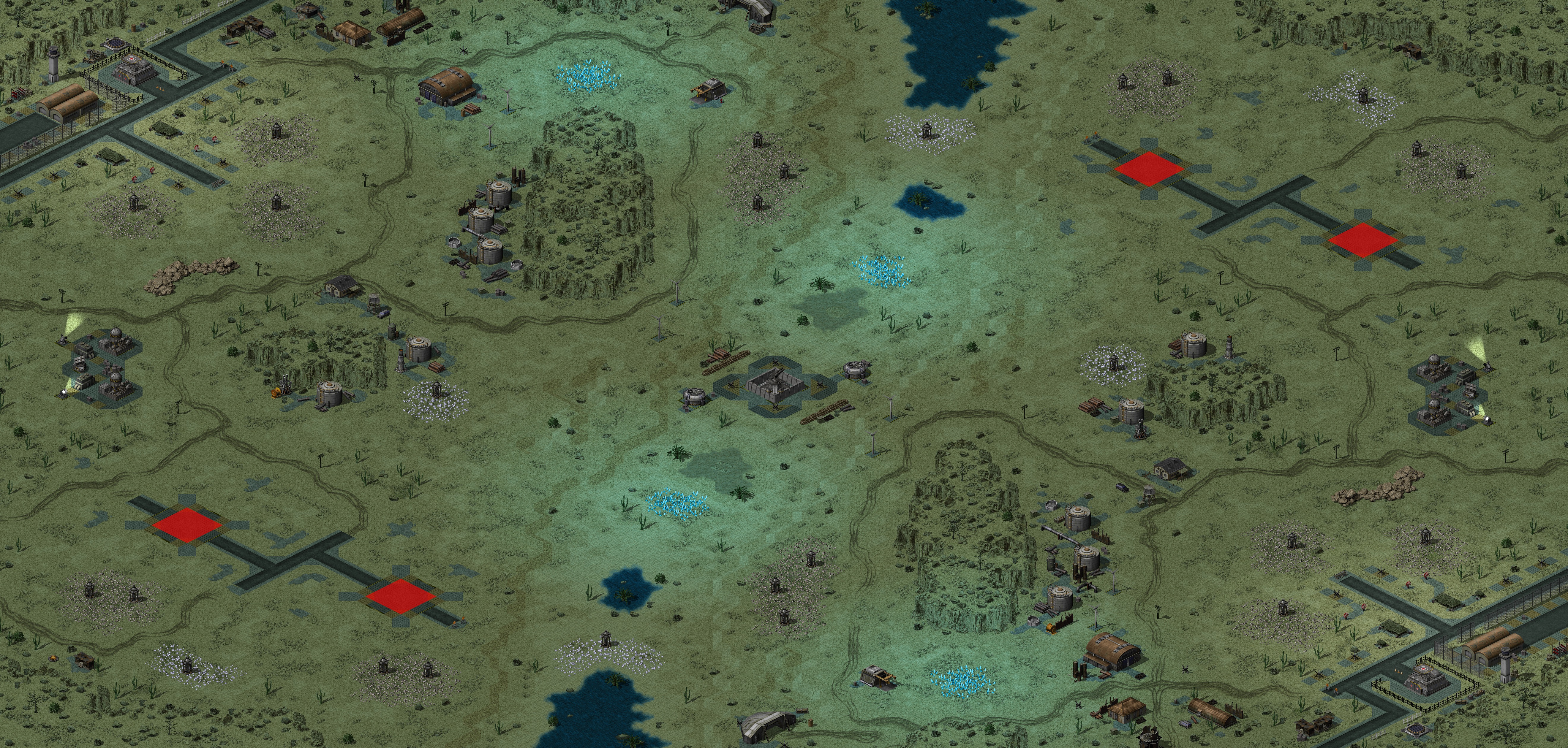 Rendered map: Hurricane Lands