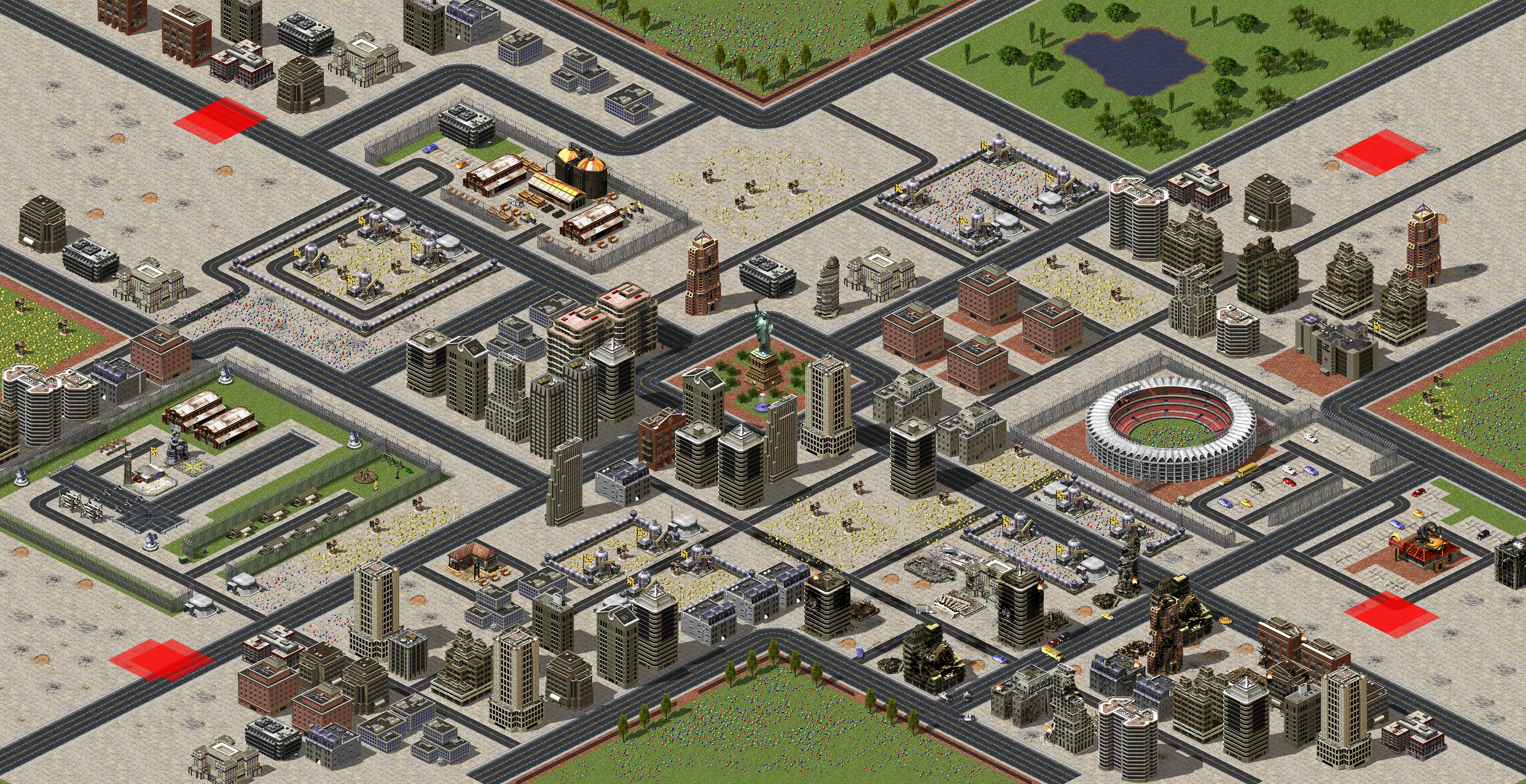 Rendered map: Abandoned City