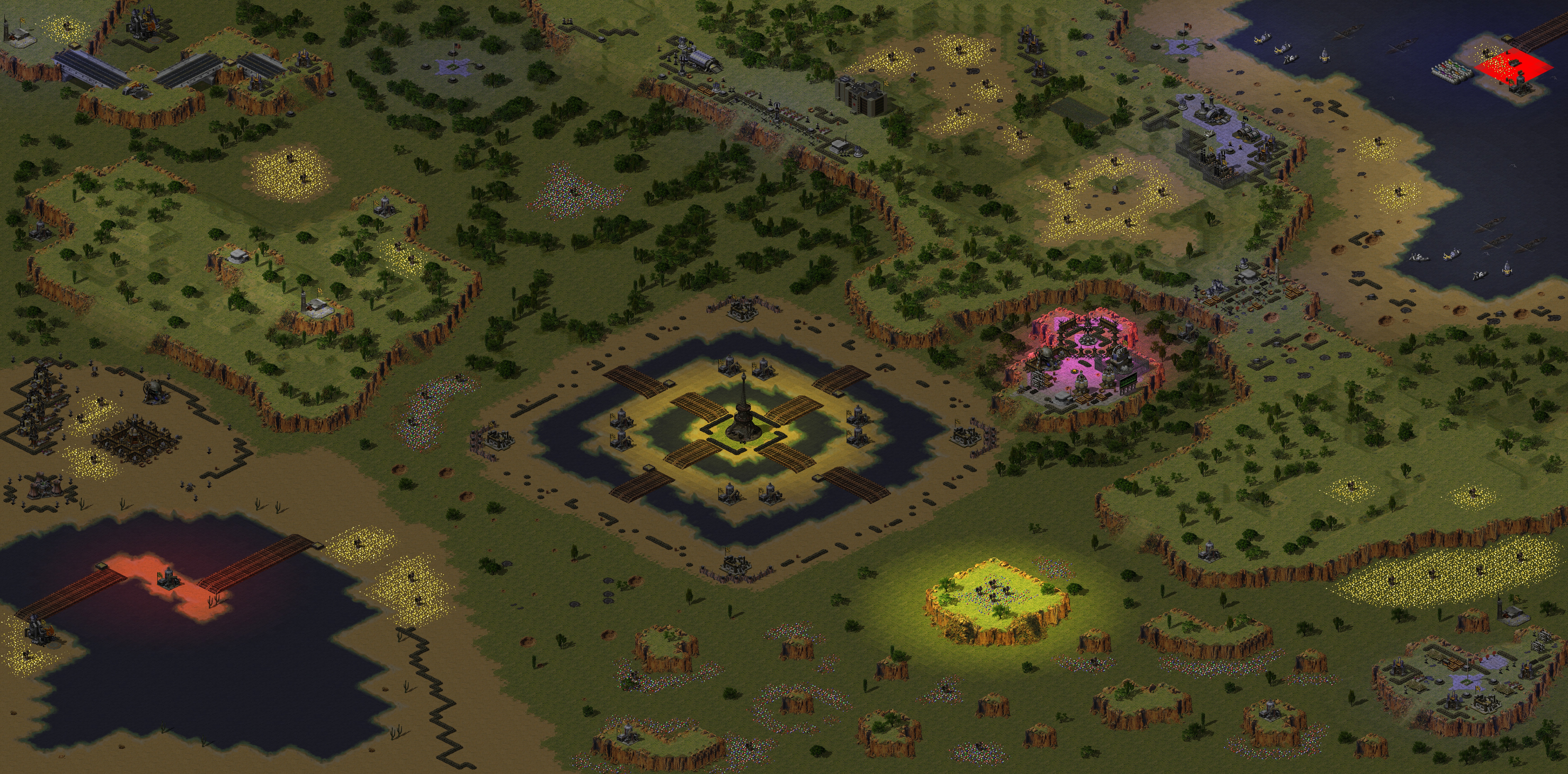 Rendered map: Nuke Crisis Iron Tower Loop 2
