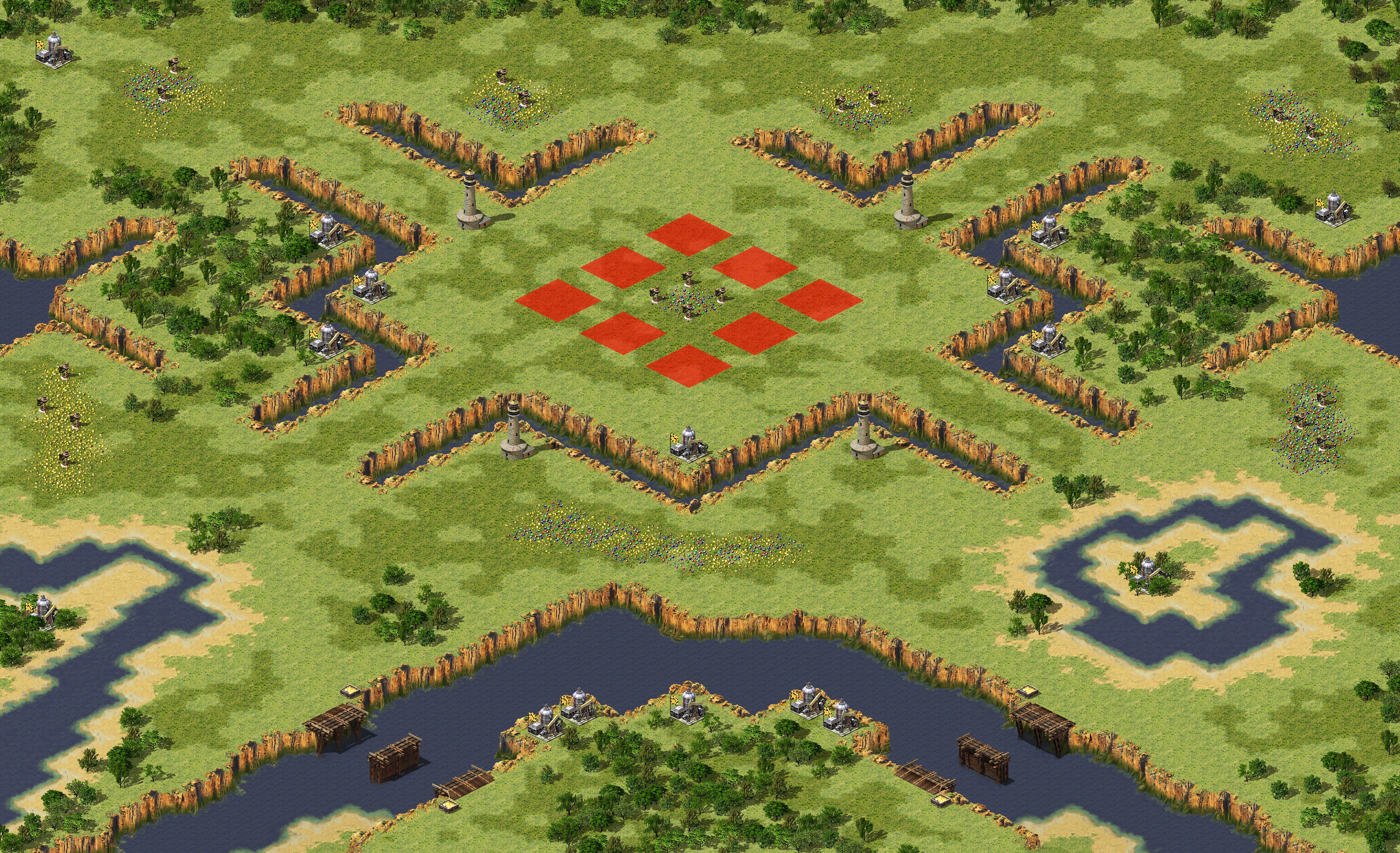 Rendered map: Treasure Island