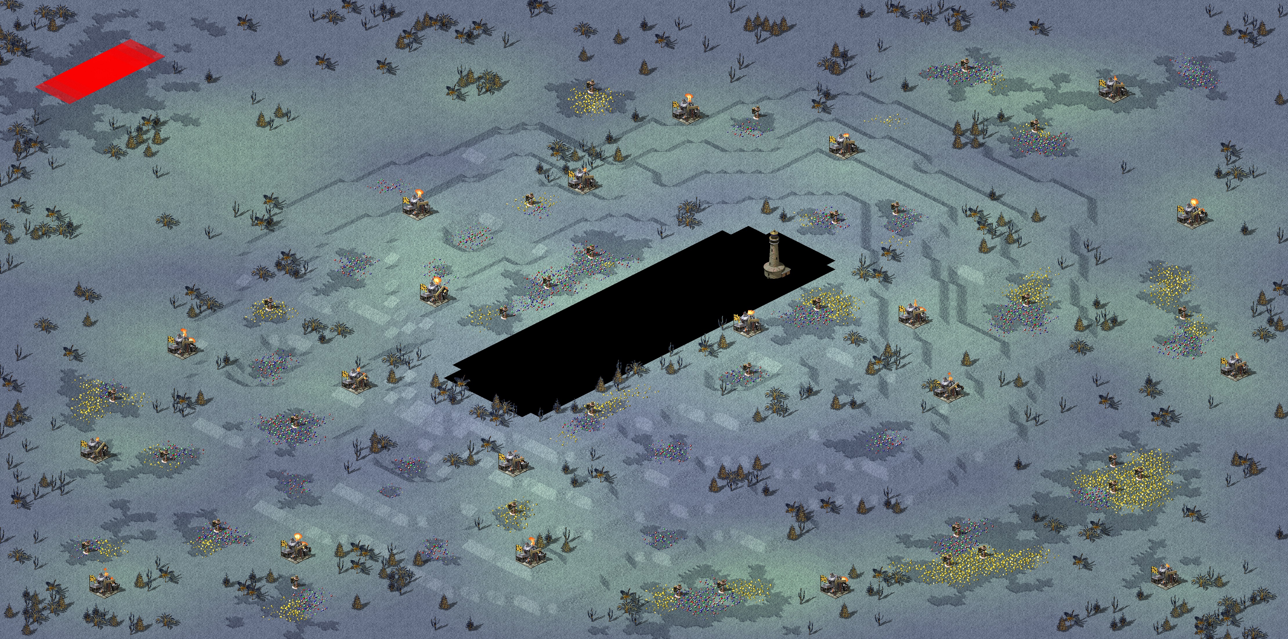 Rendered map: 月球寻宝记