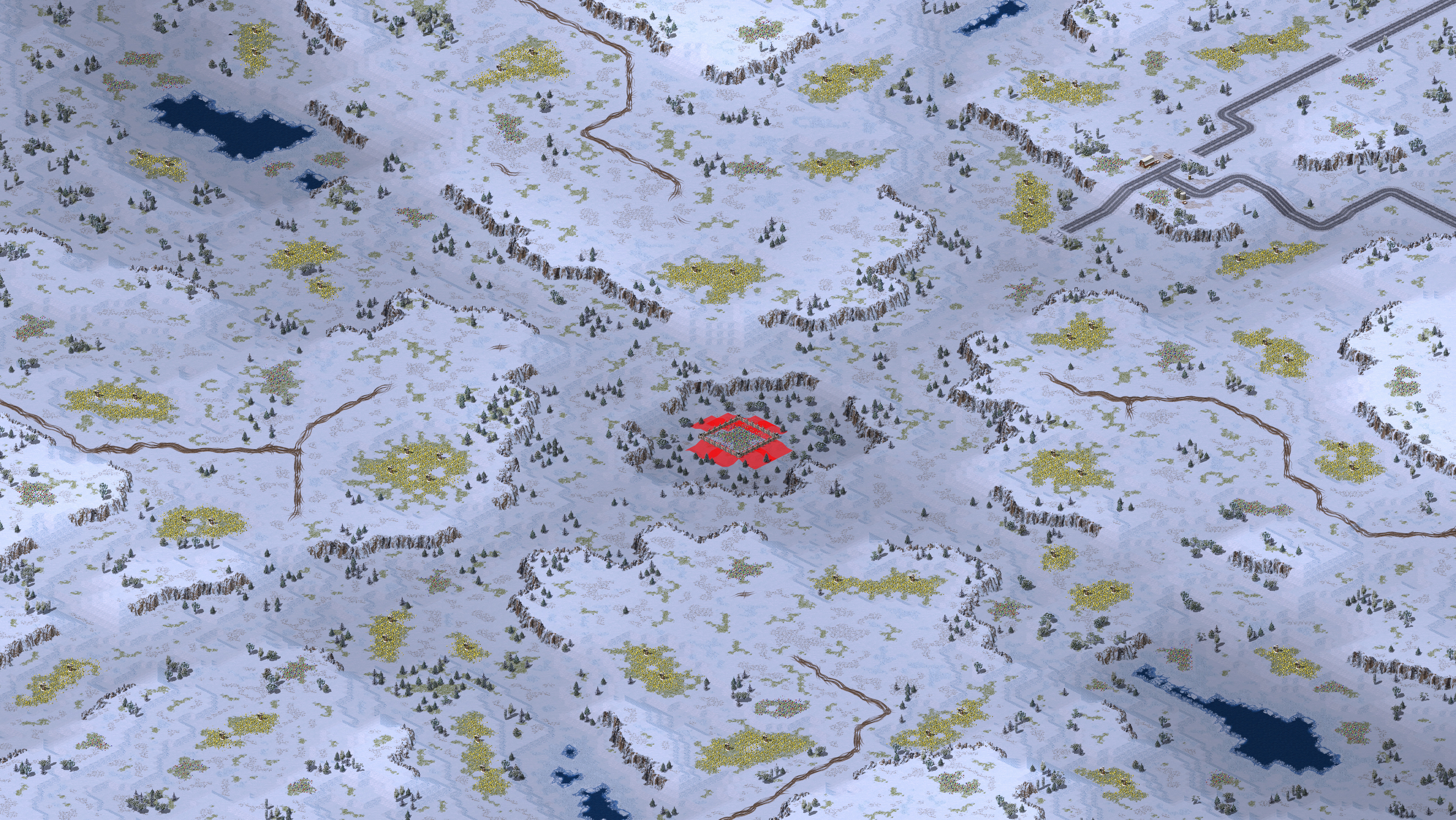 Rendered map: [8] Coldest Peak (Landrush)