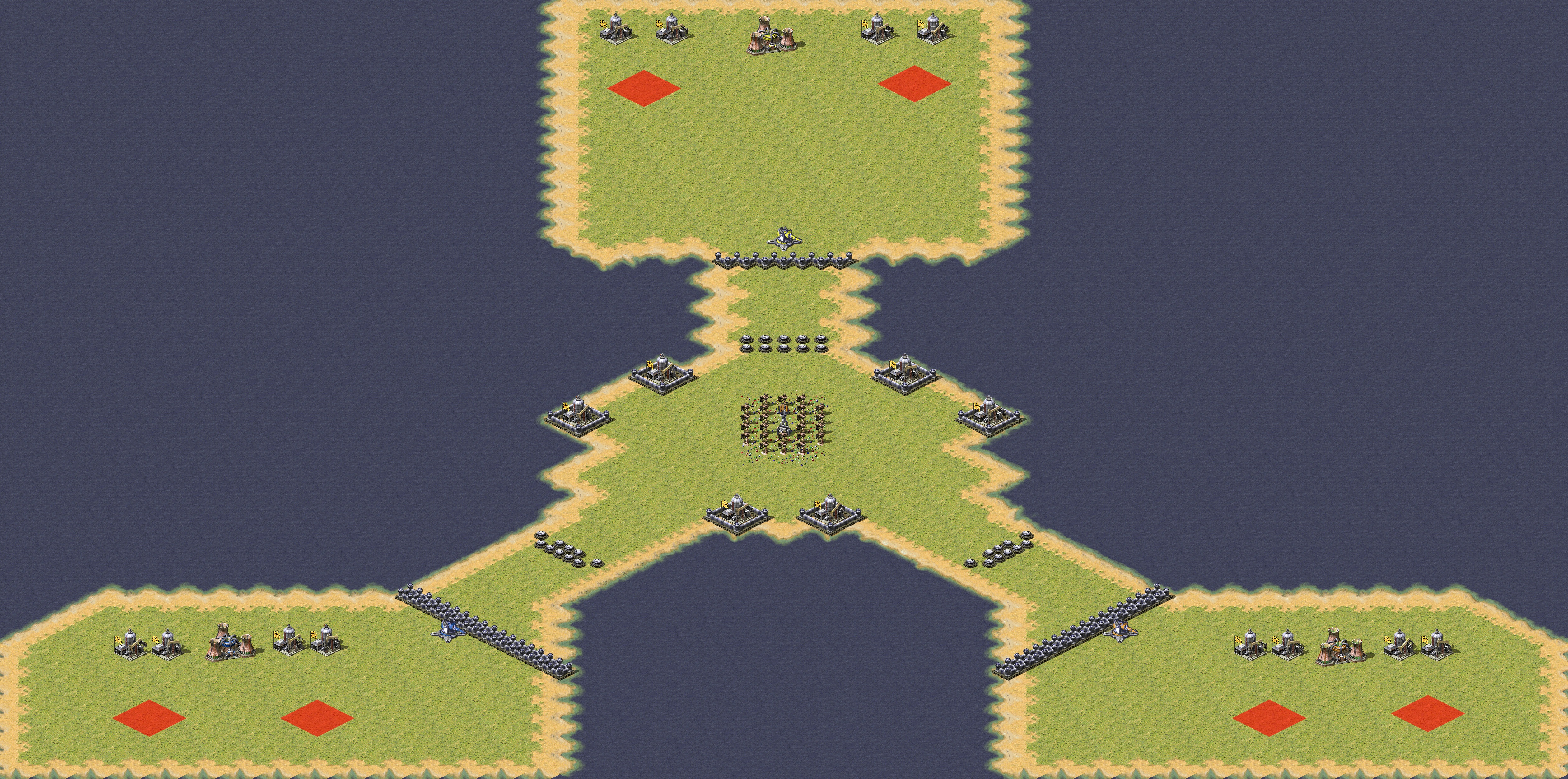Rendered map: Edge 2v2v2