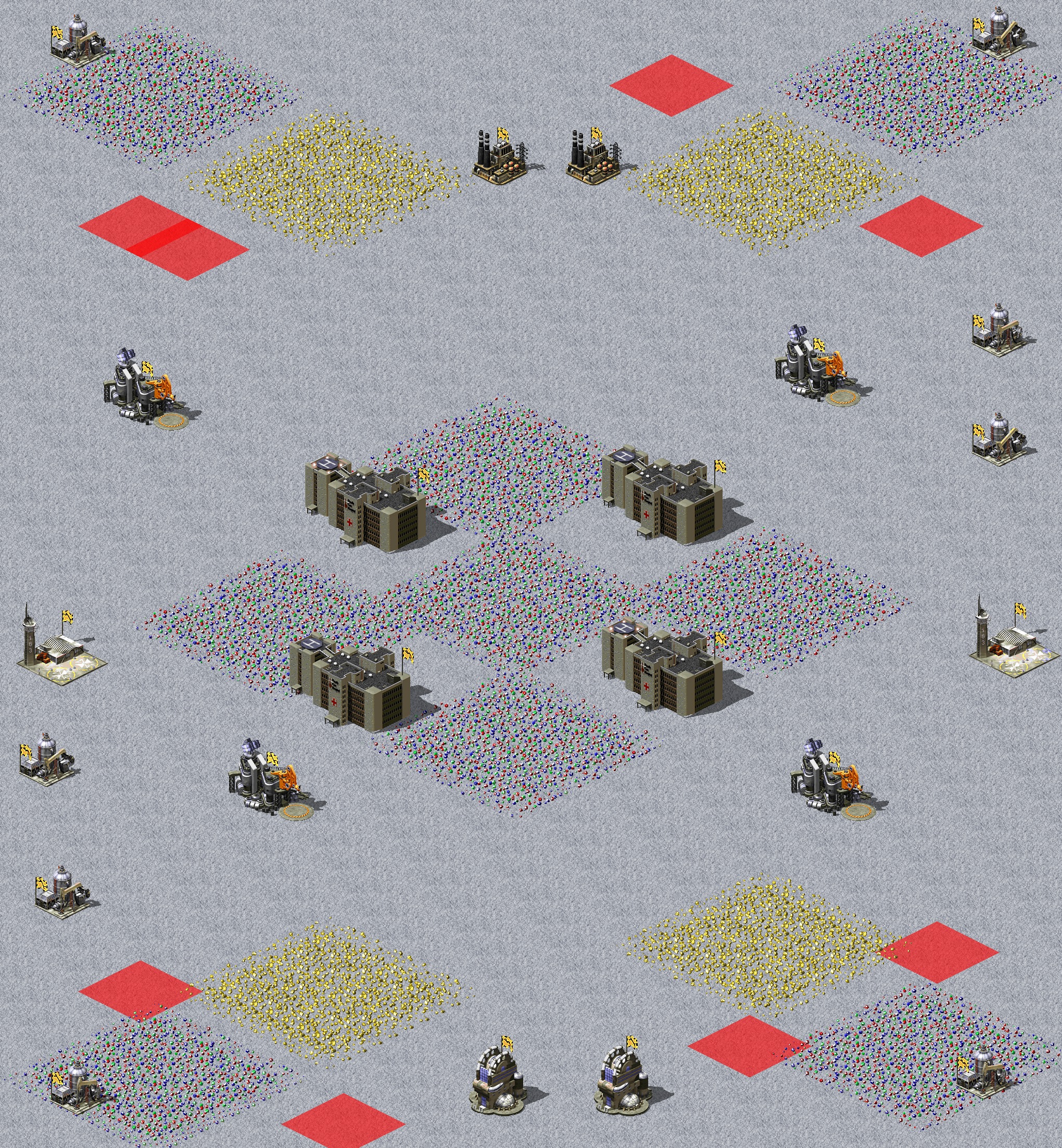 Rendered map: 2v2v2v2 Ladder