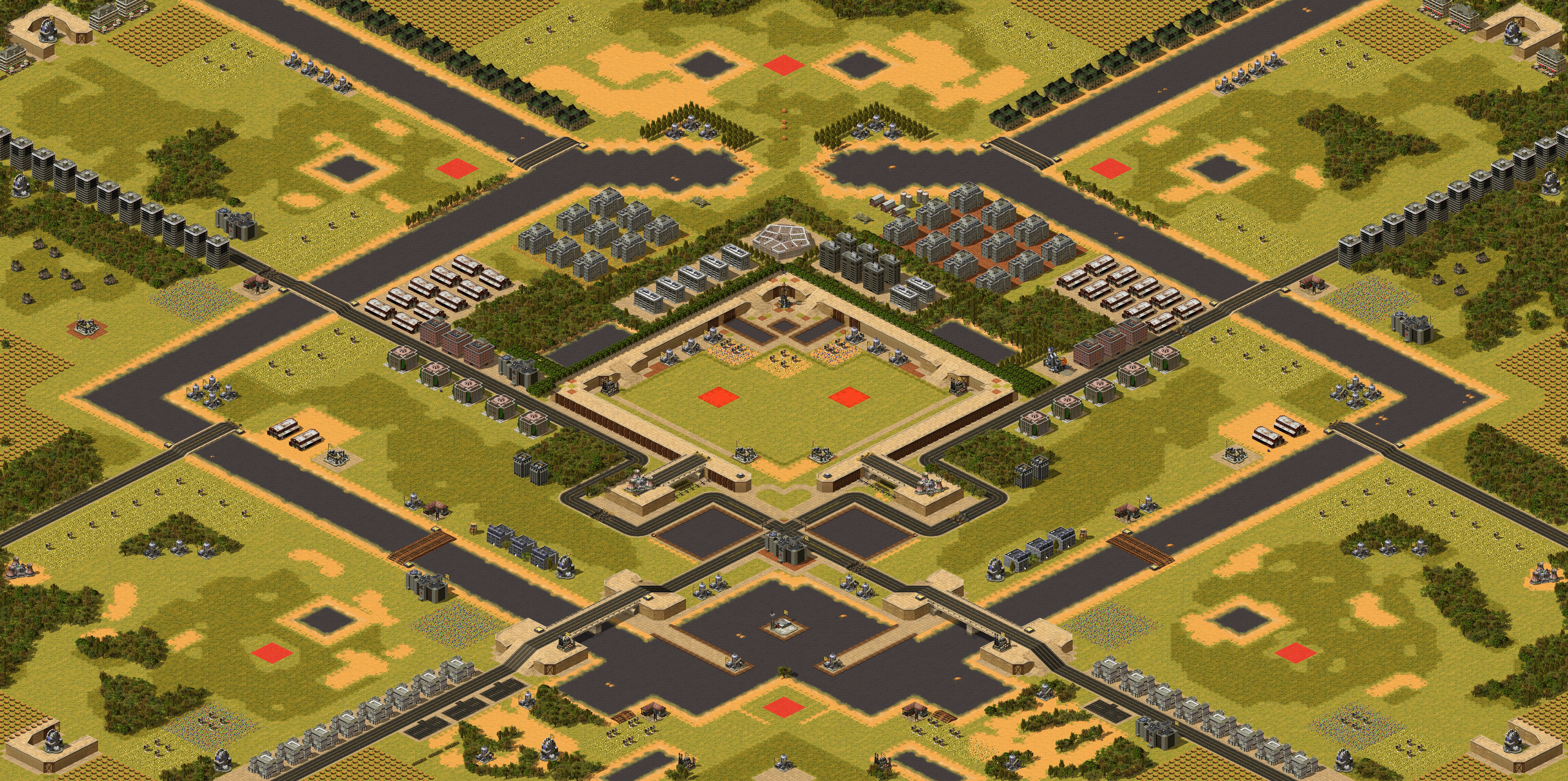 Rendered map: Battle - Cross Fortress