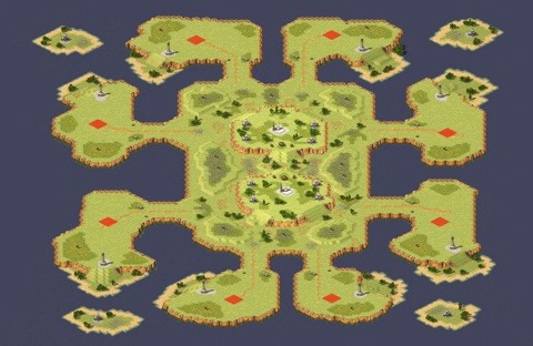 Rendered preview of Pattern Of Islands =Snake811=