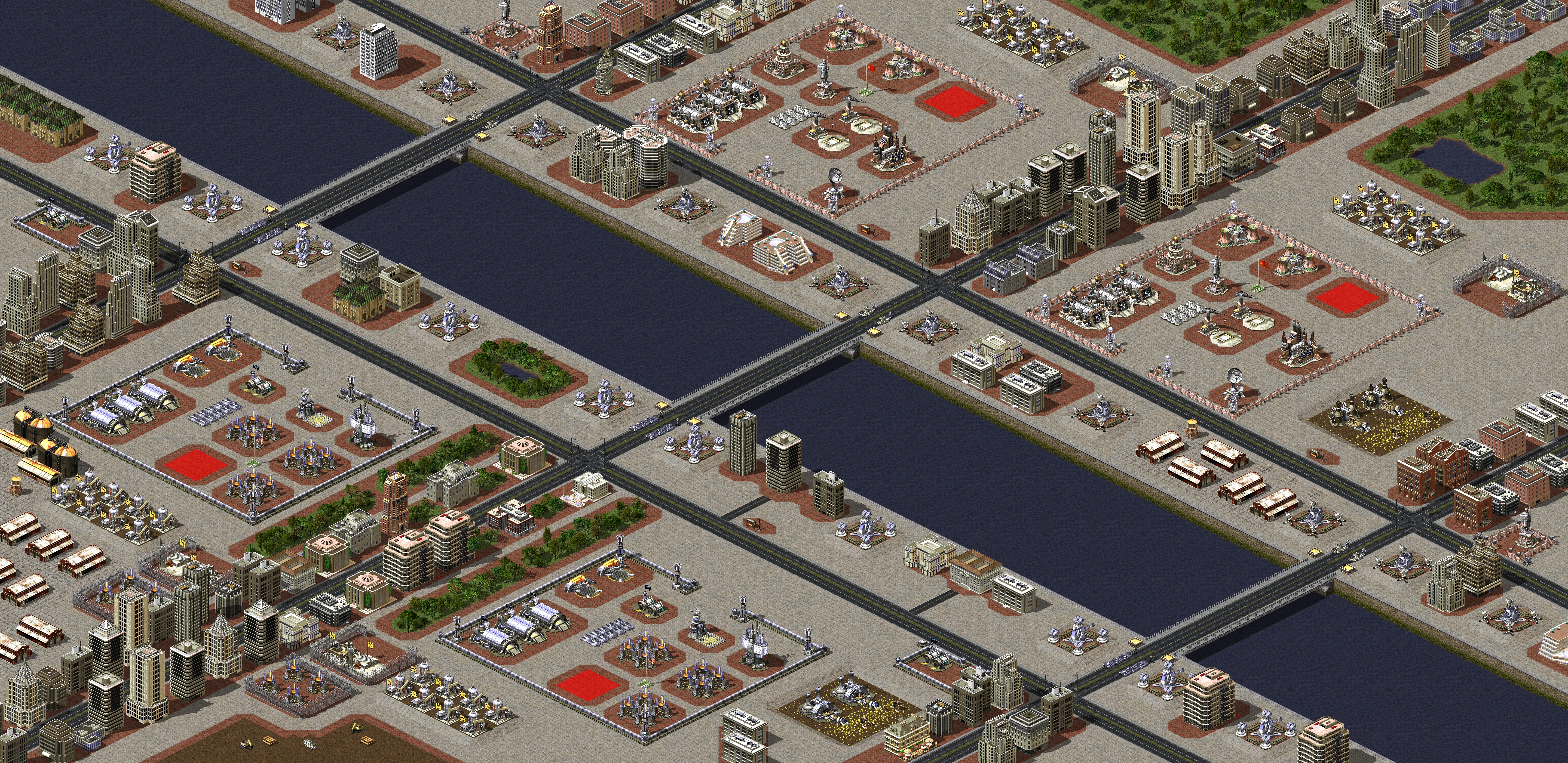 Rendered map: War of the Two Cities