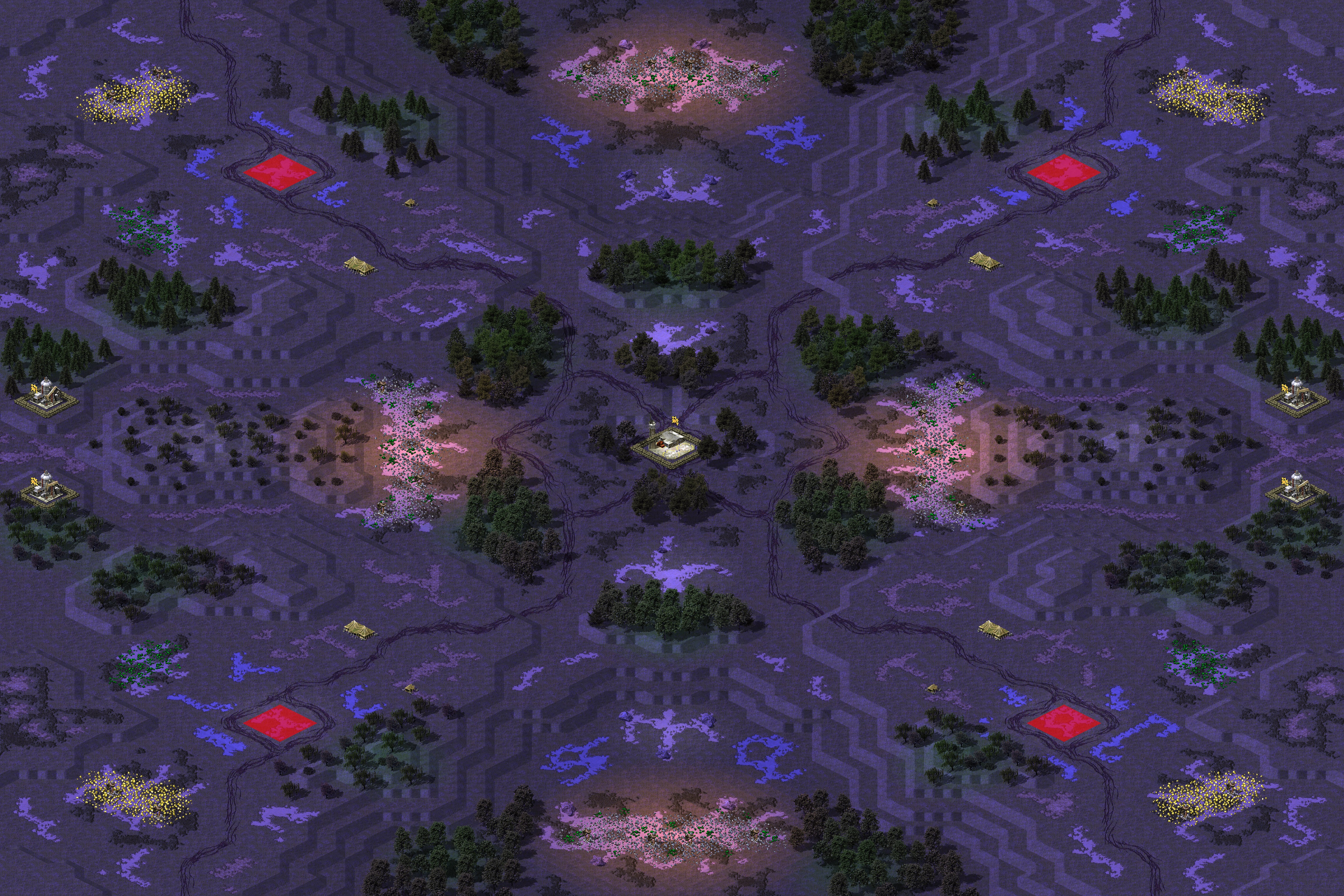 Rendered map: Threat