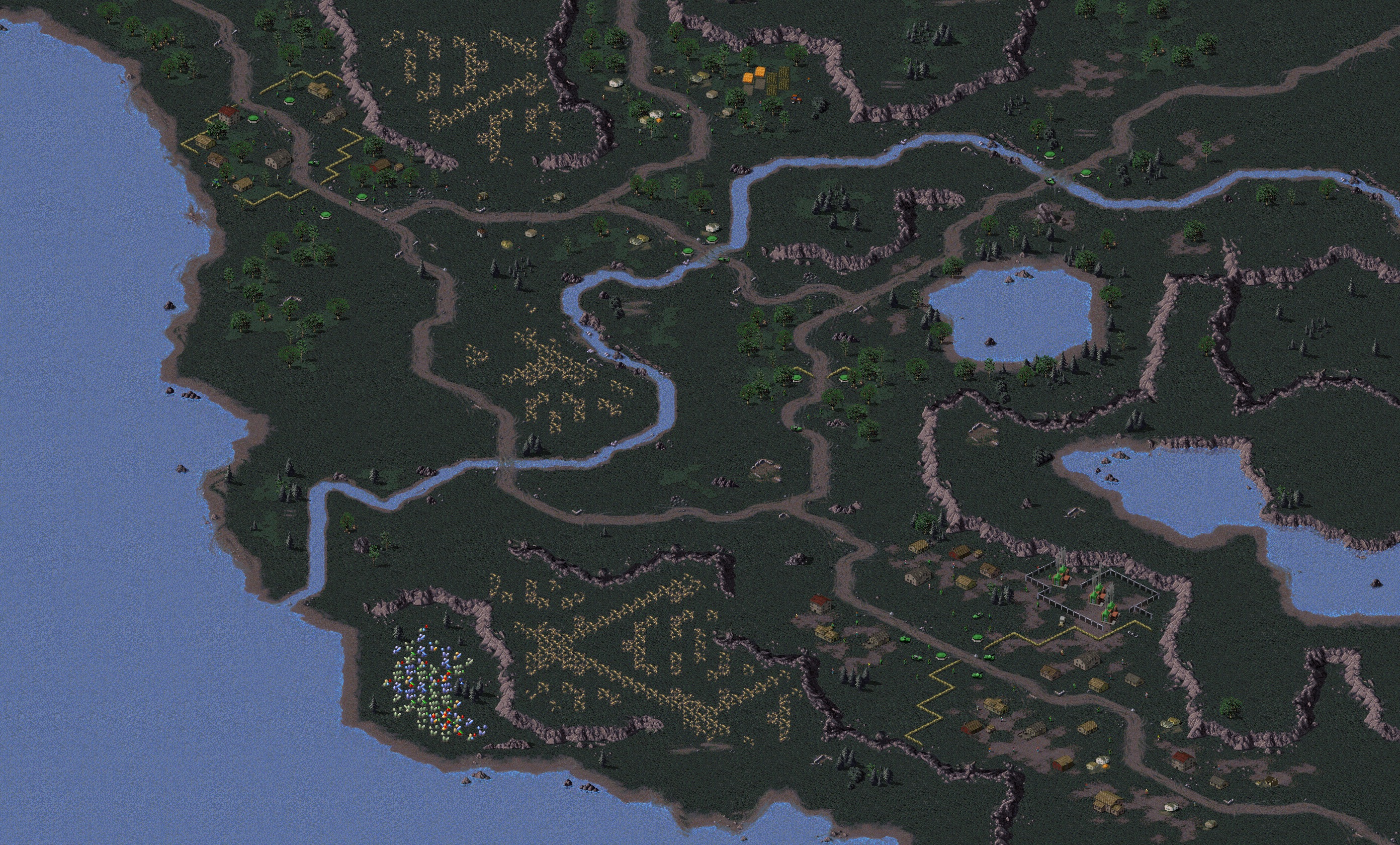 Rendered map: The East Asian Front 1: Entrenchment