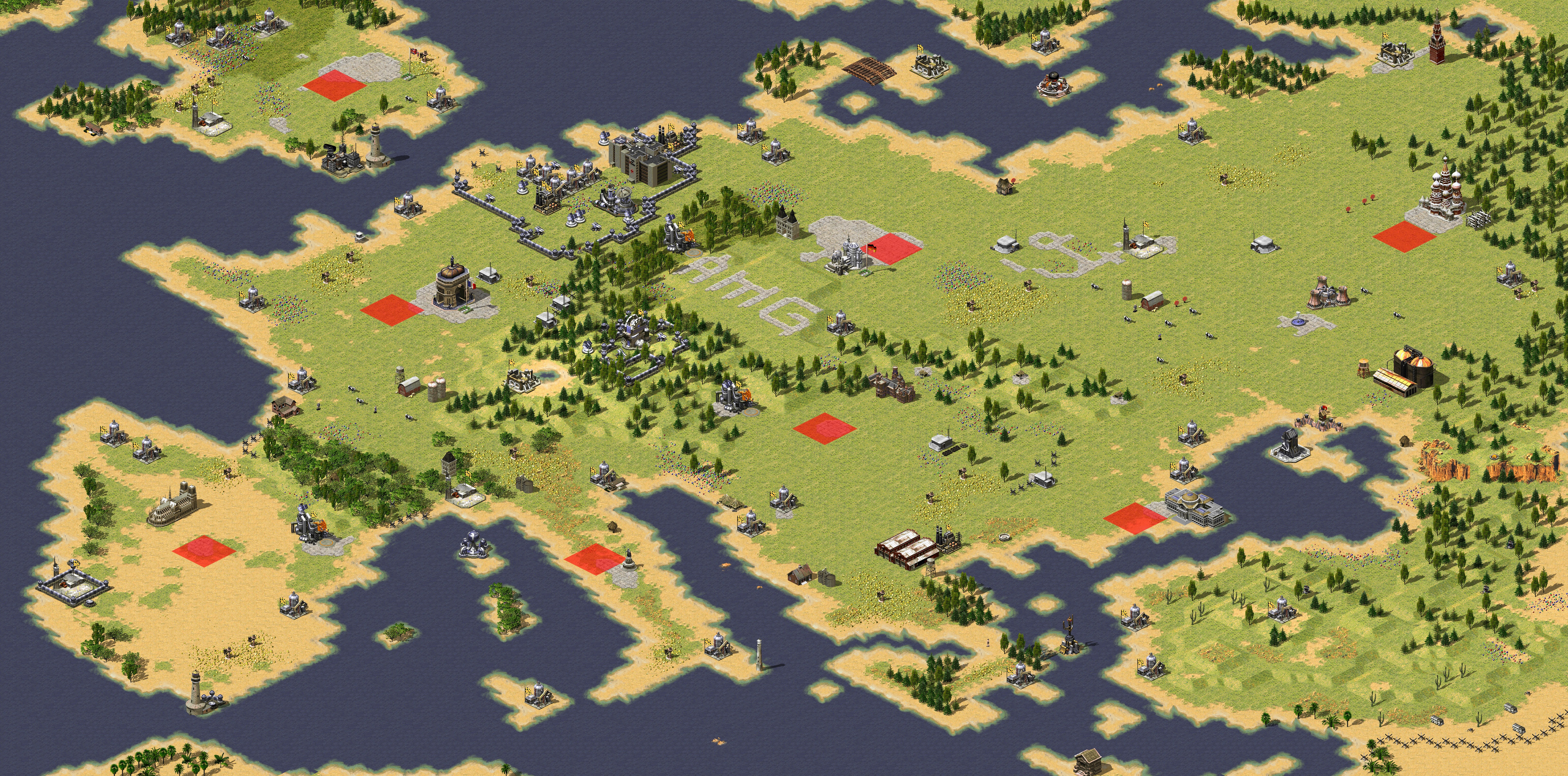 Rendered map: Ultra Realistic Europe Pro
