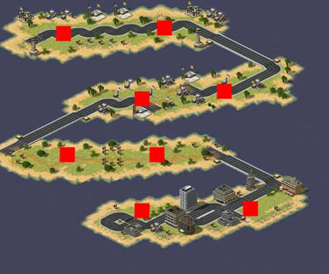 Rendered preview of Narrow Strip Two Players