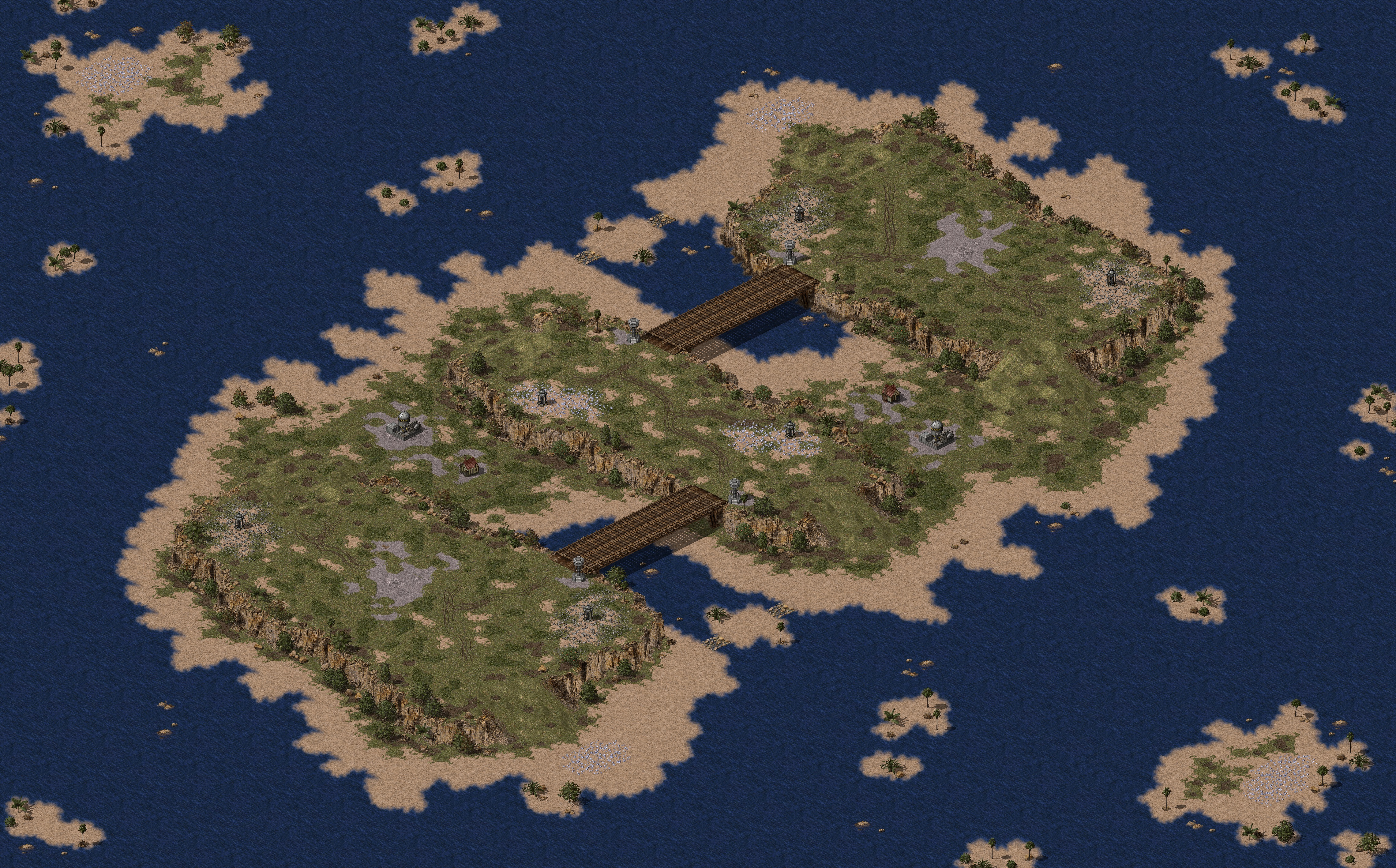 Rendered map: Twin Peaks